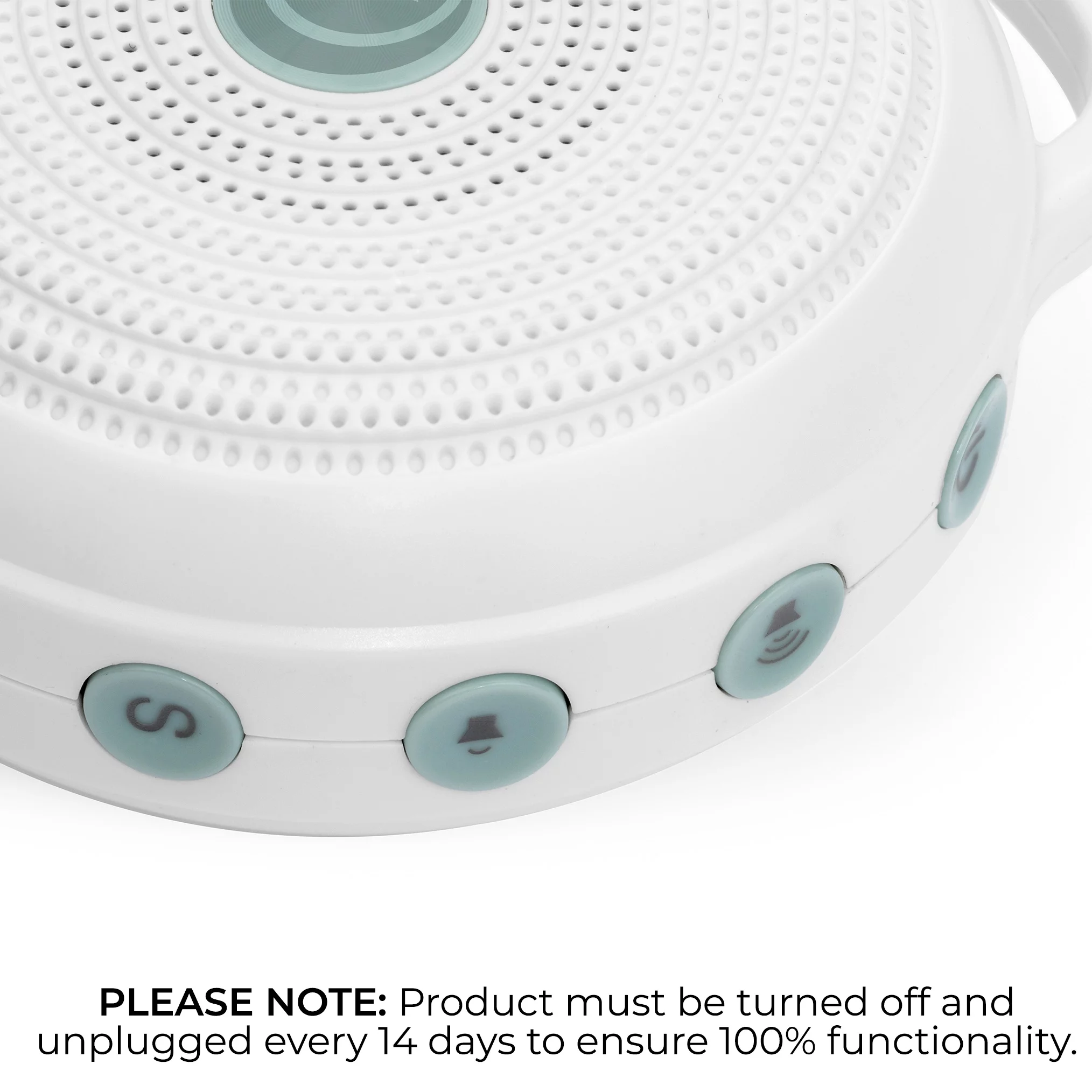 Yogasleep Rohm Portable White Noise Sleep Sound Machine, White - Womvr