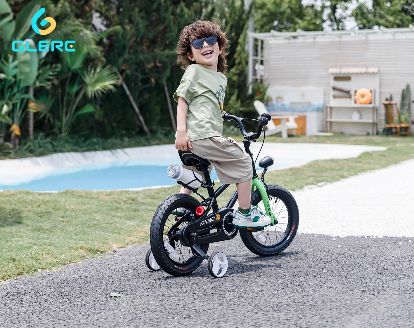 Glerc 12 inch Toddler and Kids Bike for 2-4 Years Old Boys & Girls, White - Womvr