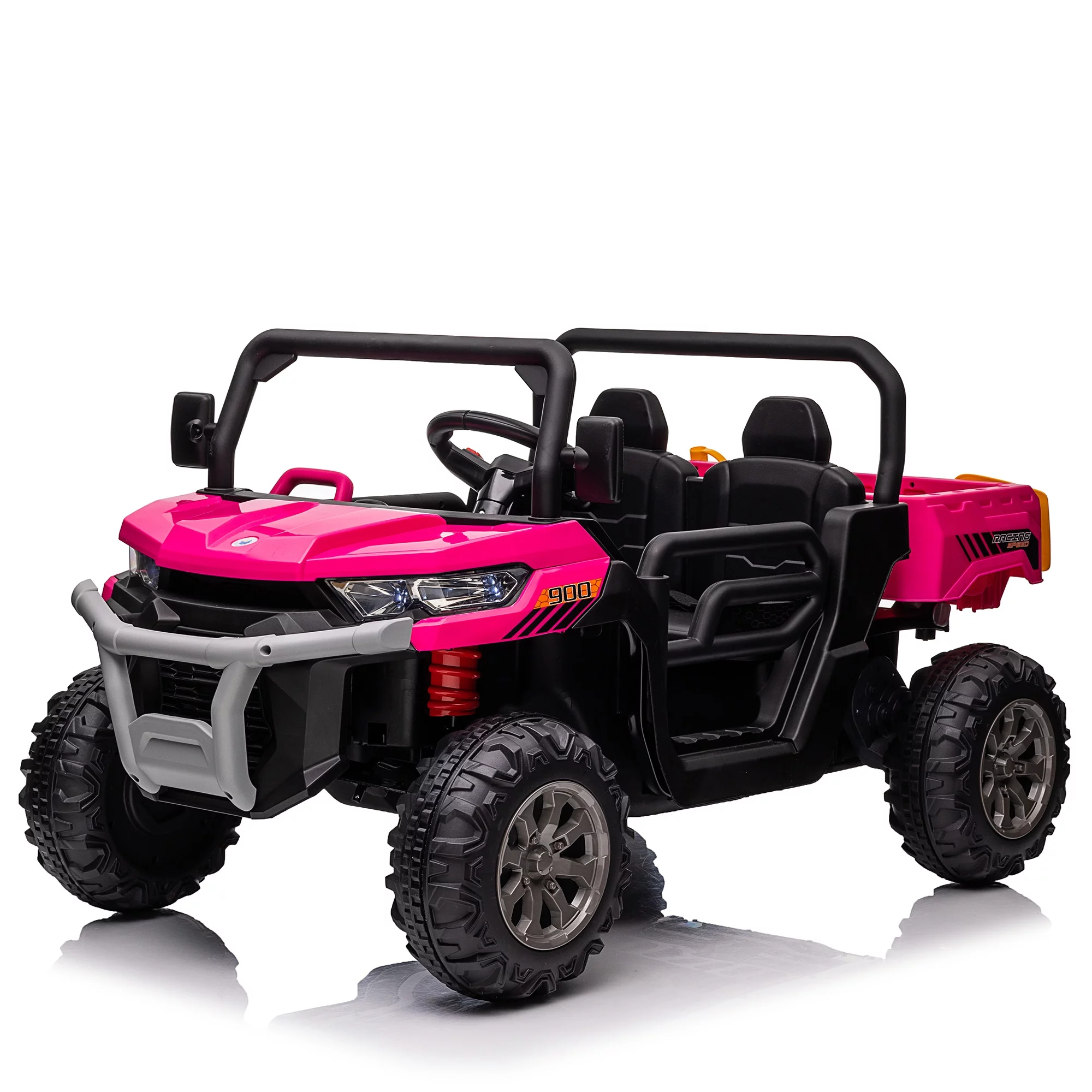 24V Kids Ride On Dump Truck 2 Seater with Remote,Green - Womvr