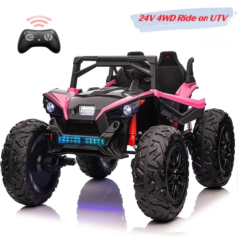 EastVita 24V Ride on Car with ,Extra Large 2 Seat 20.5