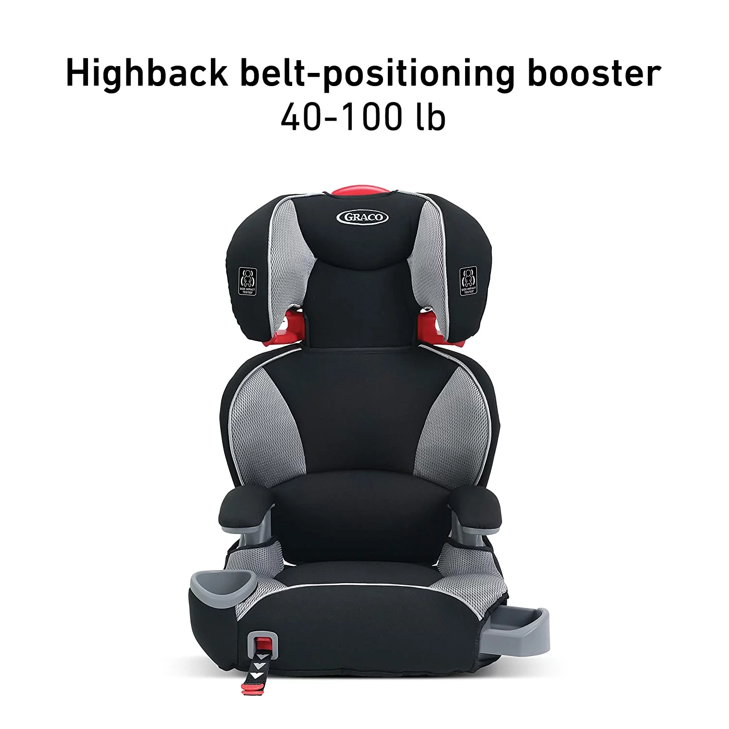 Graco TurboBooster LX Highback Booster Seat with Latch System, Matrix, 10.55 Pound Matrix TurboBooster LX Booster Seat - Womvr