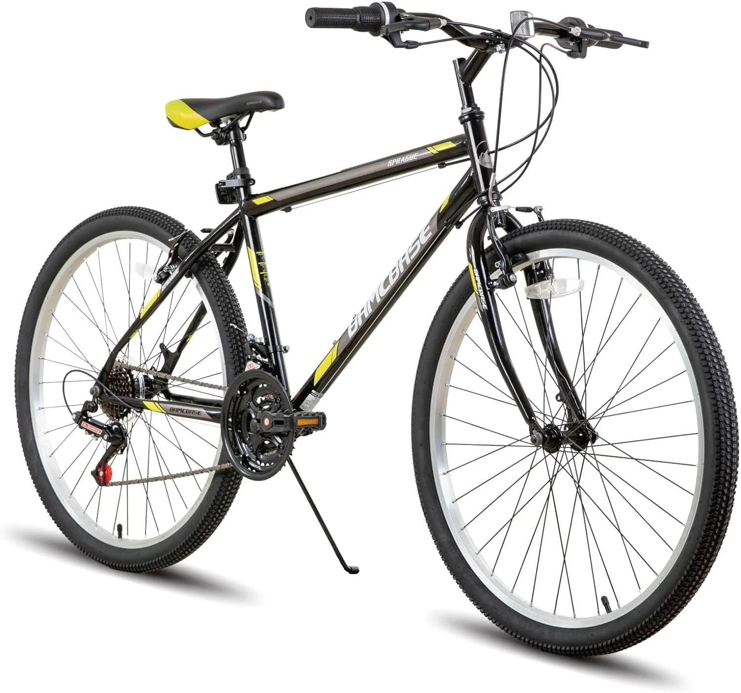 Hiland 24 26 inch Mountain Bike for Men Women, 21 Speeds MTB Bicycle for Adult Youth - Womvr