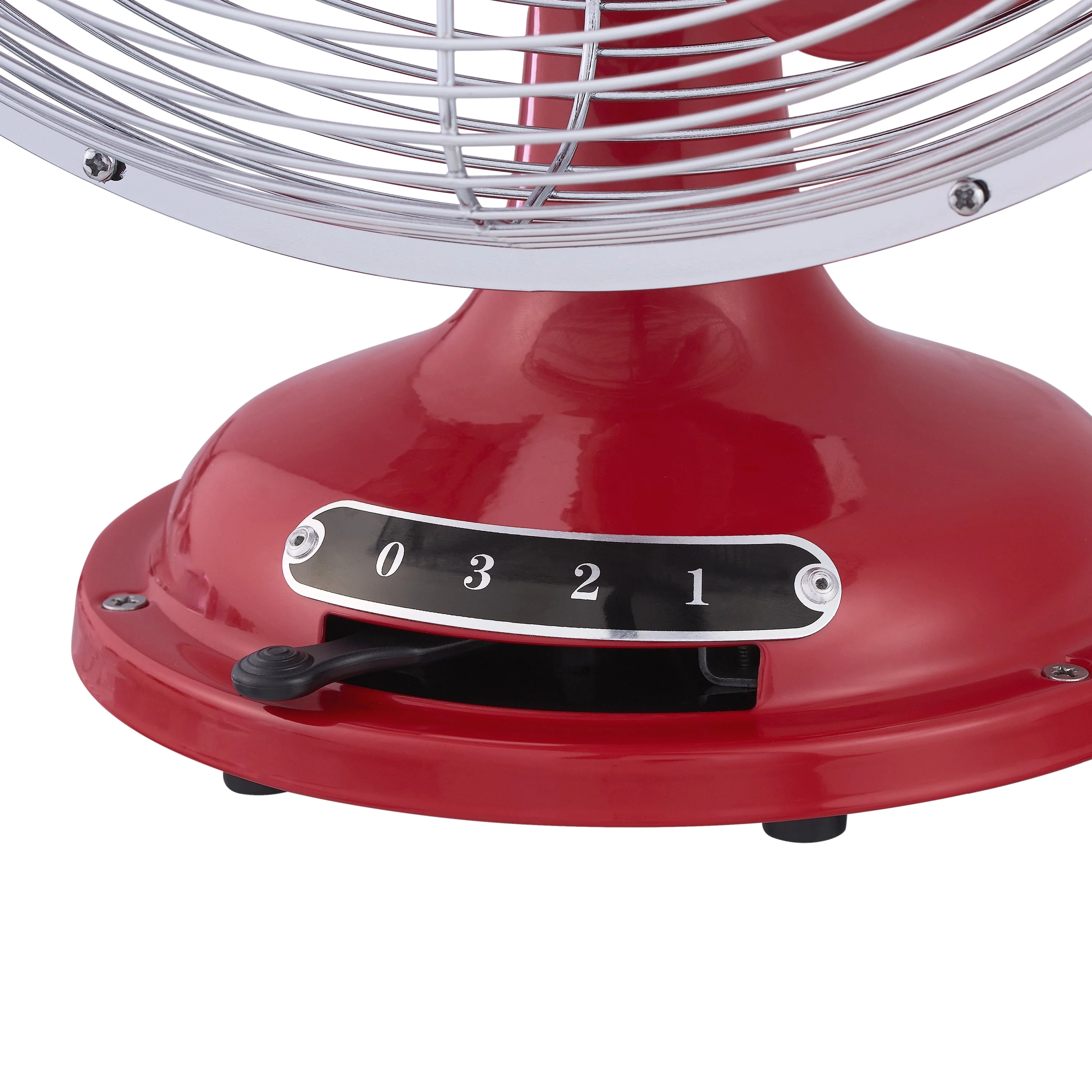 Better Homes & Gardens New 12 inch Retro 3-Speed Metal Tilted-Head Oscillation Table Fan Gold - Womvr