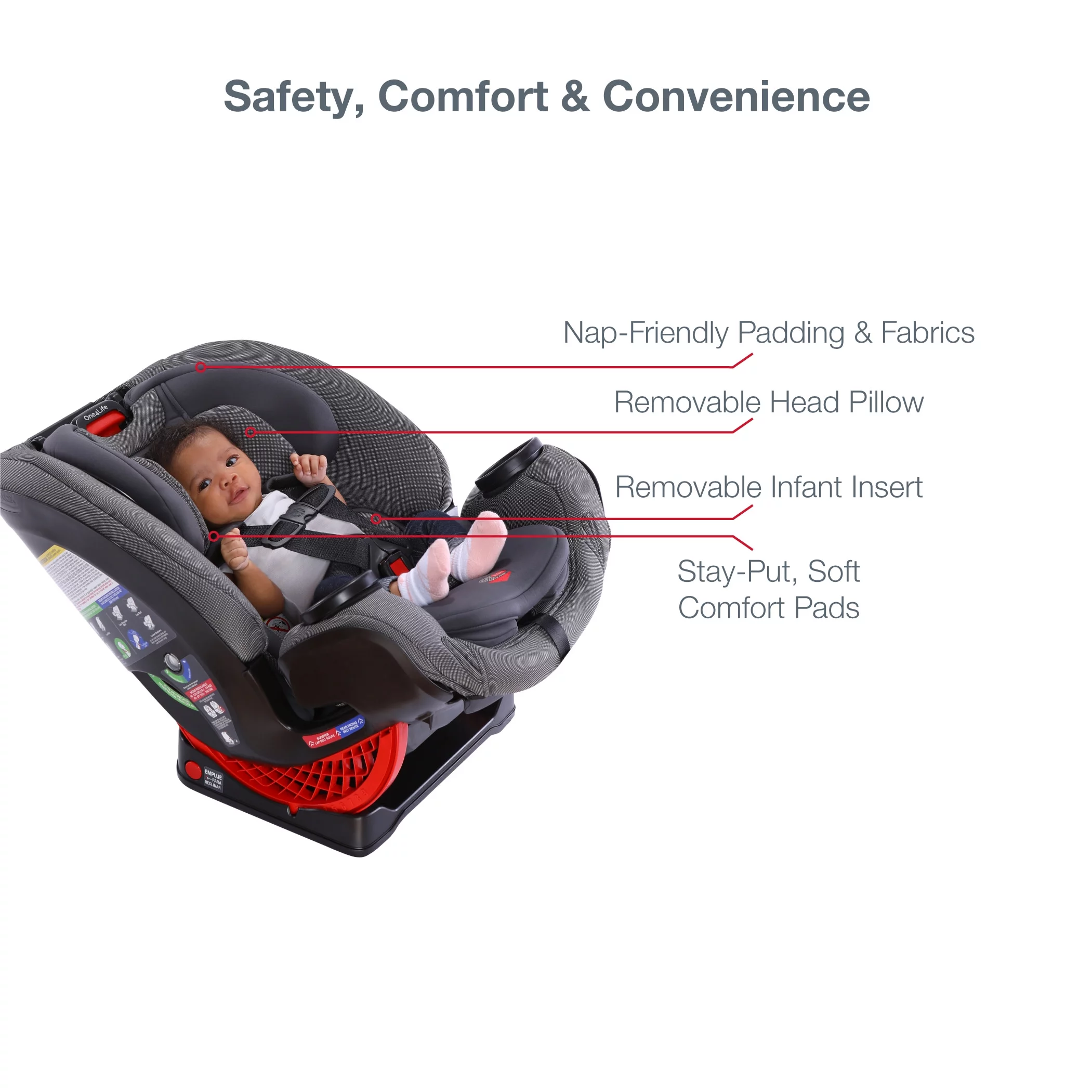 Britax One4Life ClickTight All-in-One Convertible Car Seat, Onyx - Womvr