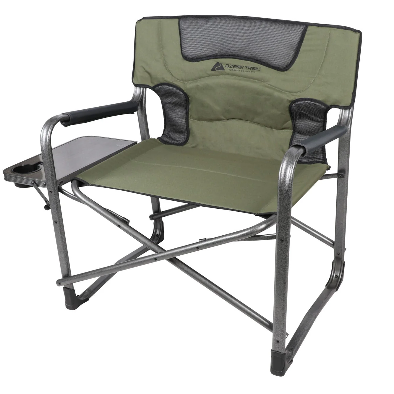 Ozark Trail Camping Director Chair XXL, Blue, Adult, 10lbs - Womvr