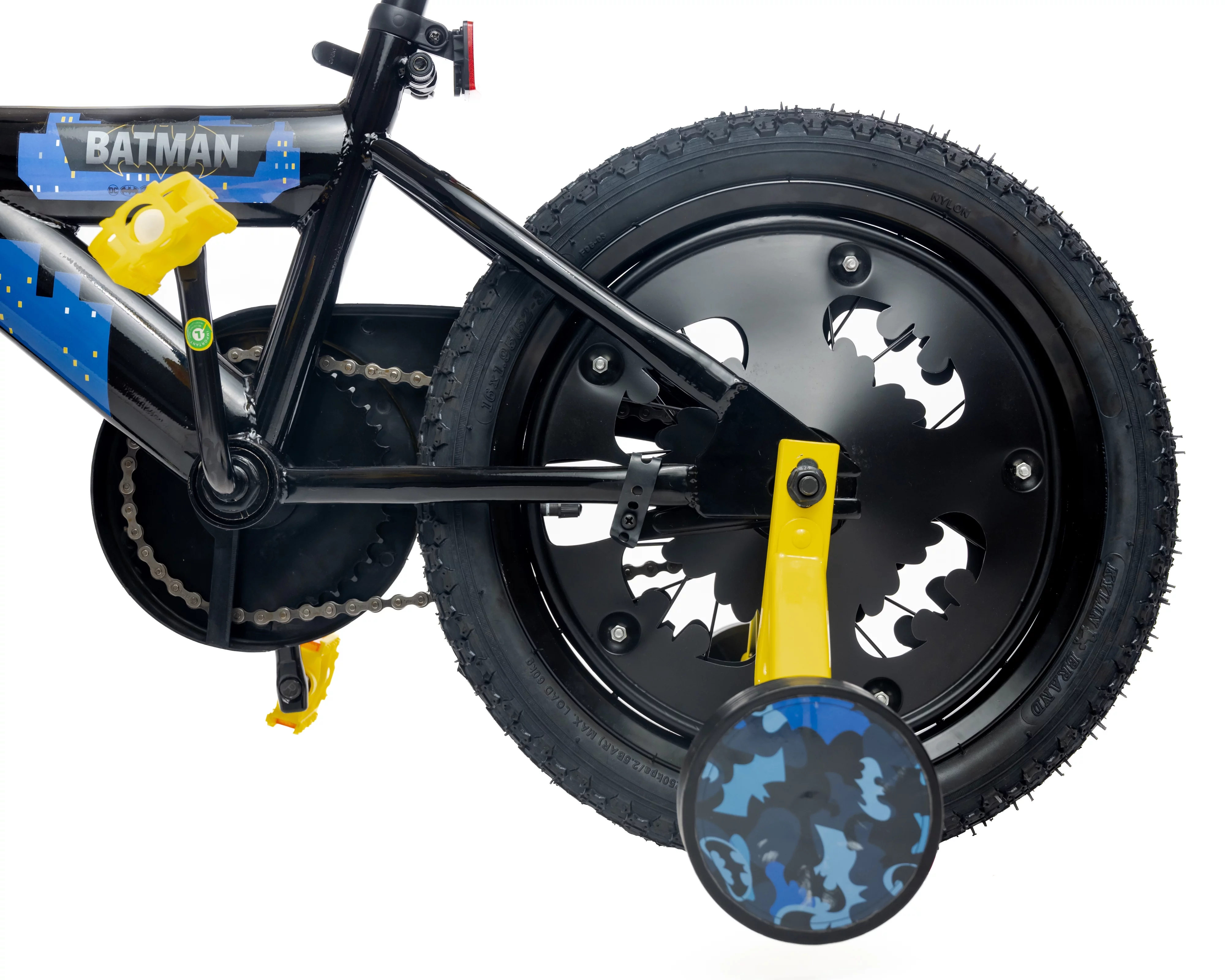 16 inch Batman Bike includes Mask with glowing eyes! - Womvr