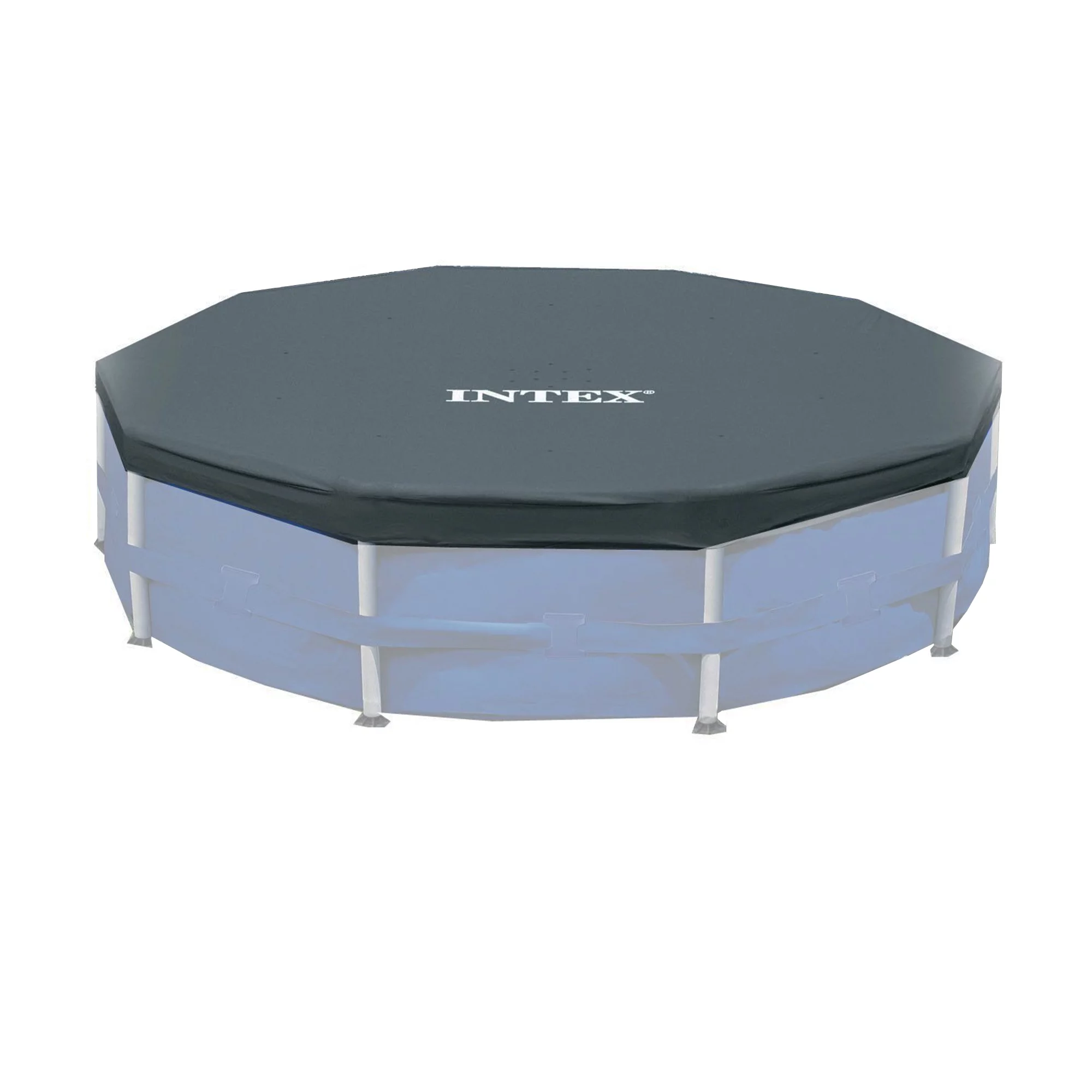 Intex 26711EH 12ft x 30in Prism Above Ground Pool Set w/ Cover & Maintenance Kit - Womvr