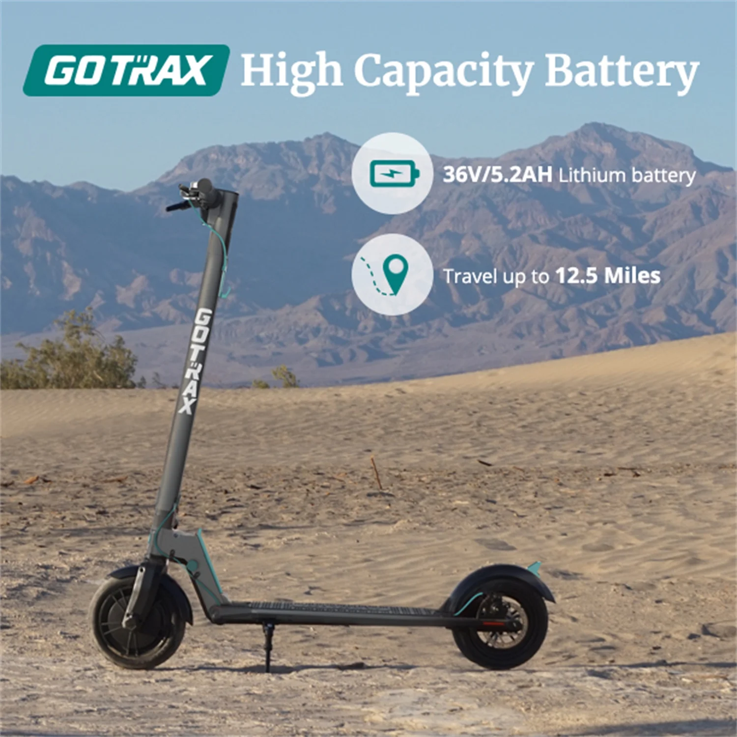 GOTRAX Rival Adult Commuting Electric Scooters, Max Load 220lbs Foldable Electric Scooter - Womvr