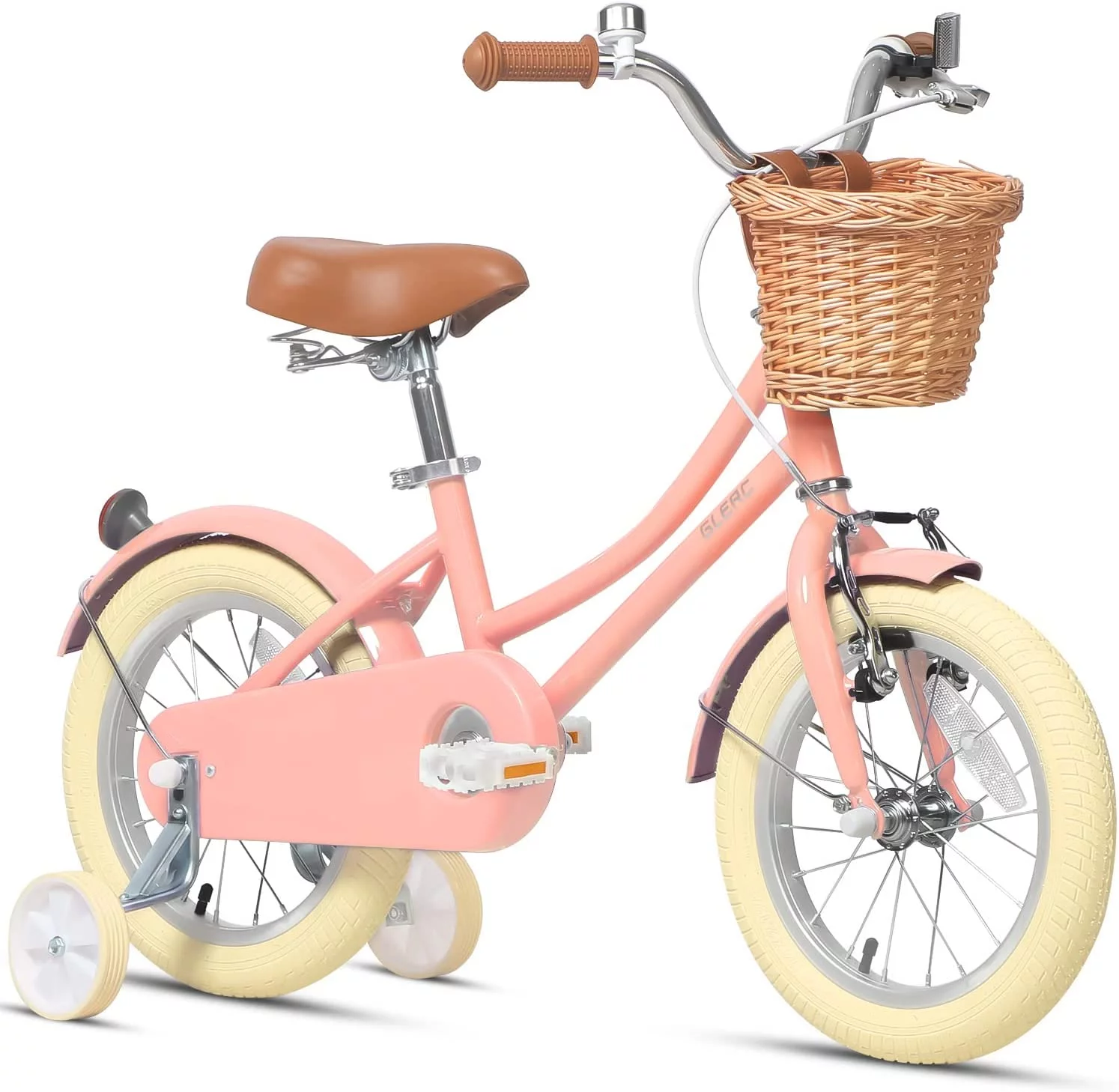 Glerc Little Molly 14 inch Kids Girls Bike for 3-5 Years Old Little Child,Yellow - Womvr
