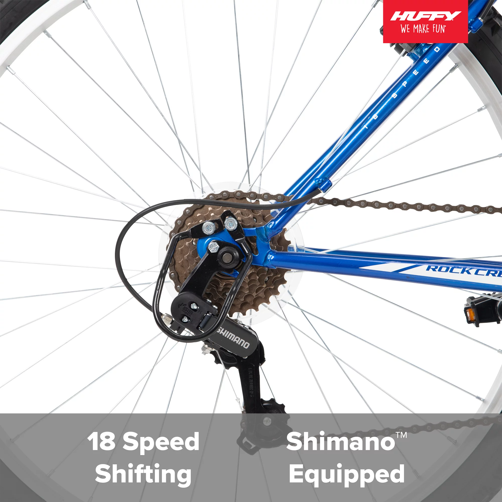 Huffy 26-inch Rock Creek Men's Mountain Bike, Blue - Womvr