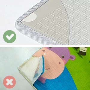 Pkinoicy 47x47inch Play Pen with Mat for Babies and Toddlers, Playpen with Mat, Baby Playpen with Mat, mall Baby Playpen with Mat - Womvr