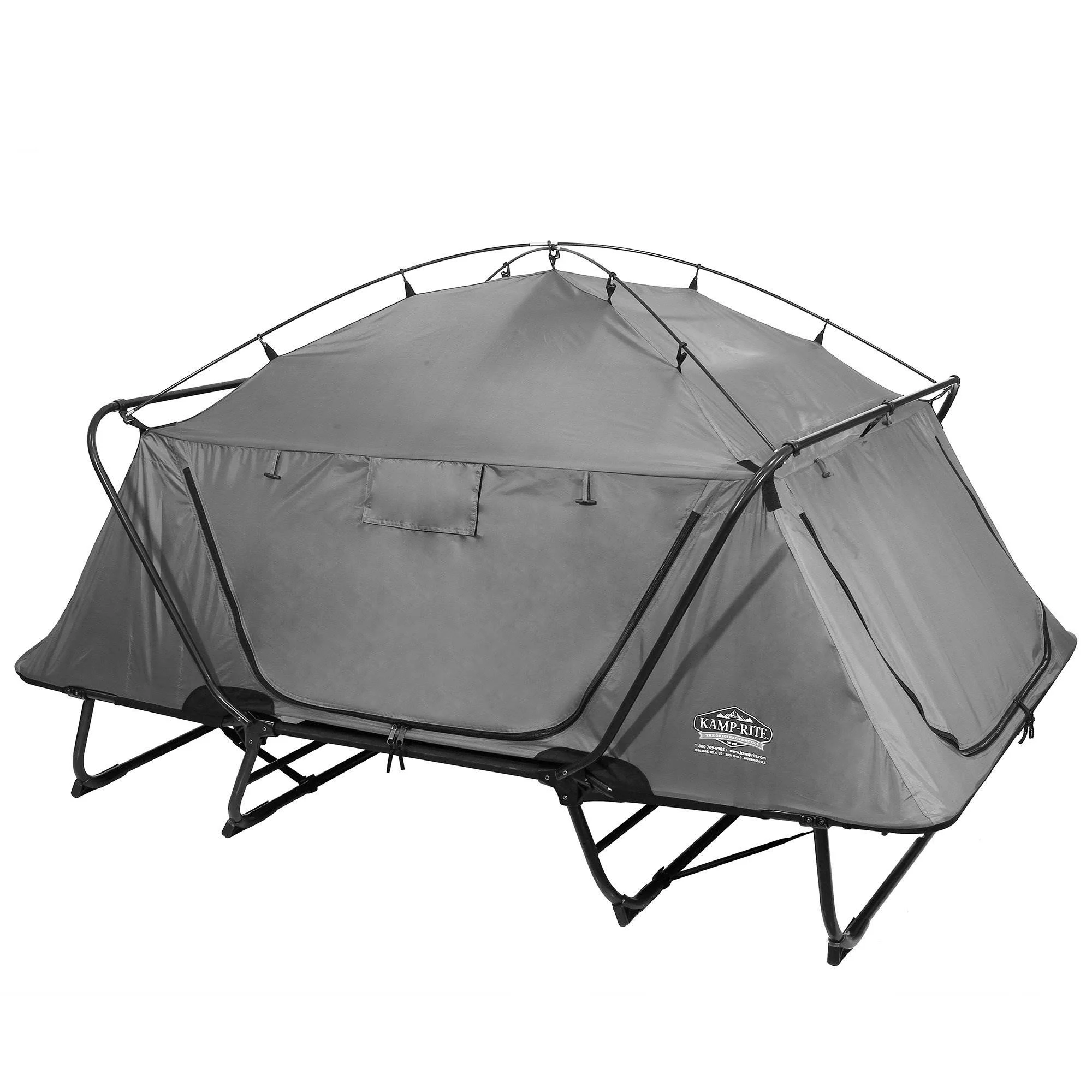 Kamp-Rite Double Quick Setup 2 Person Elevated Cot, Lounge Chair, & Tent - Womvr