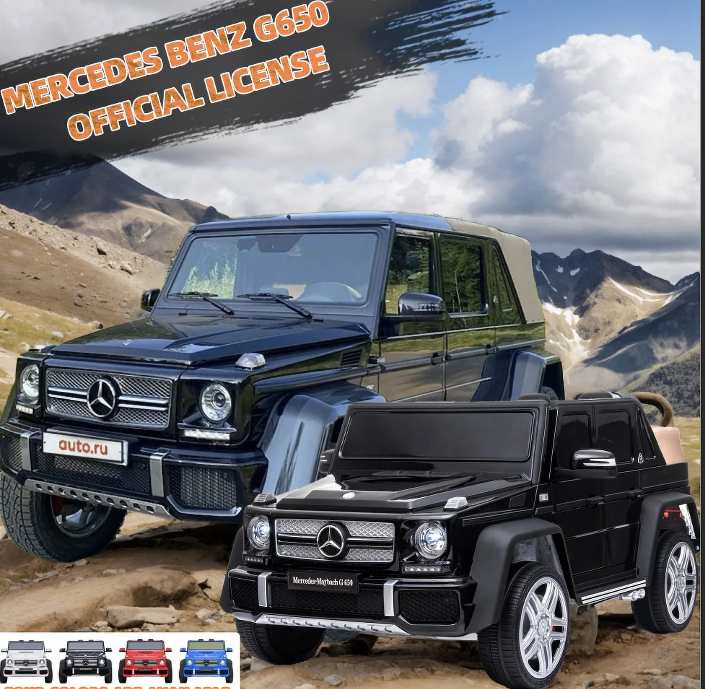 24V Ride on Car with Remote Control for Kids Mercedes Benz Ride on Car Toy for Boys and Girls 3-6 Years Old, Electric Vehicle, Bluetooth, LED Light, White - Womvr