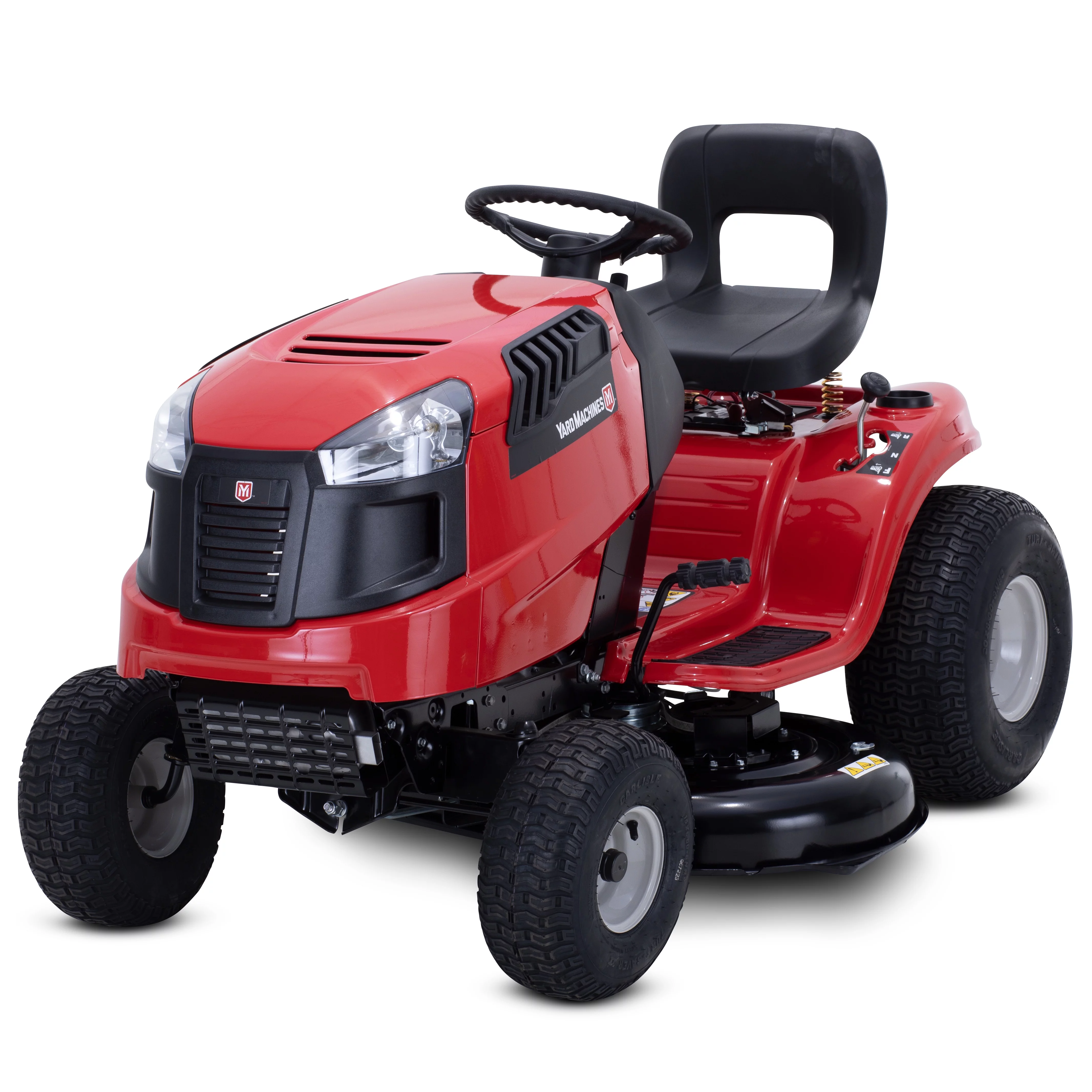 Yard Machines 42-in Riding Lawn Mower with 15.5 HP 500cc Briggs & Stratton Gas Powered Engine - Womvr