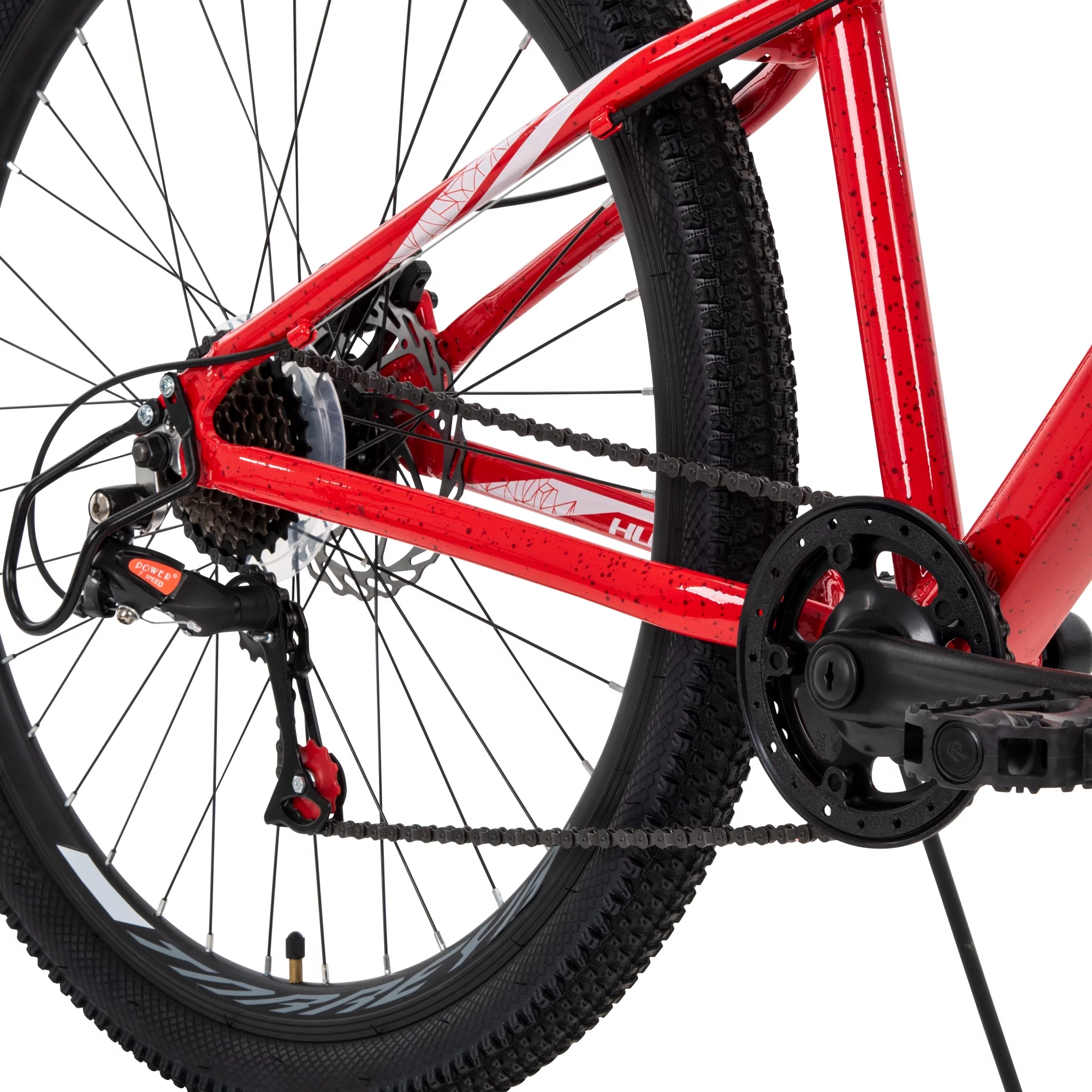 Huffy Torreya 27.5 In. 8-Speed Aluminum Mountain Bicycle for Men, Red - Womvr