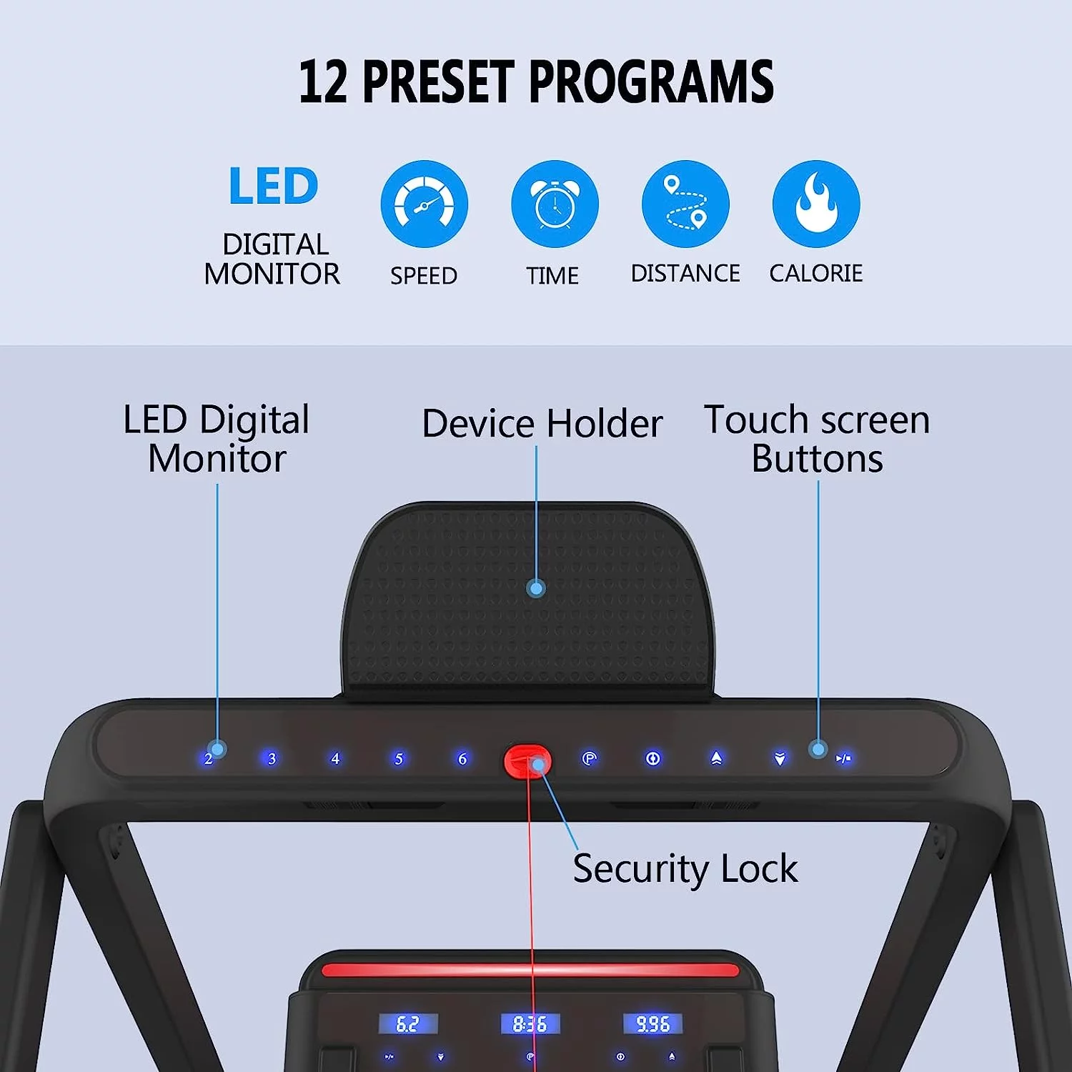 Under Desk Treadmill 2 in 1 Folding Portable Treadmill, Walking Treadmill 2.25HP, Under Desk Electric Treadmill with Remote APP Control LED Display Phone Holder No Needed Assembly for Home & Gym - Womvr