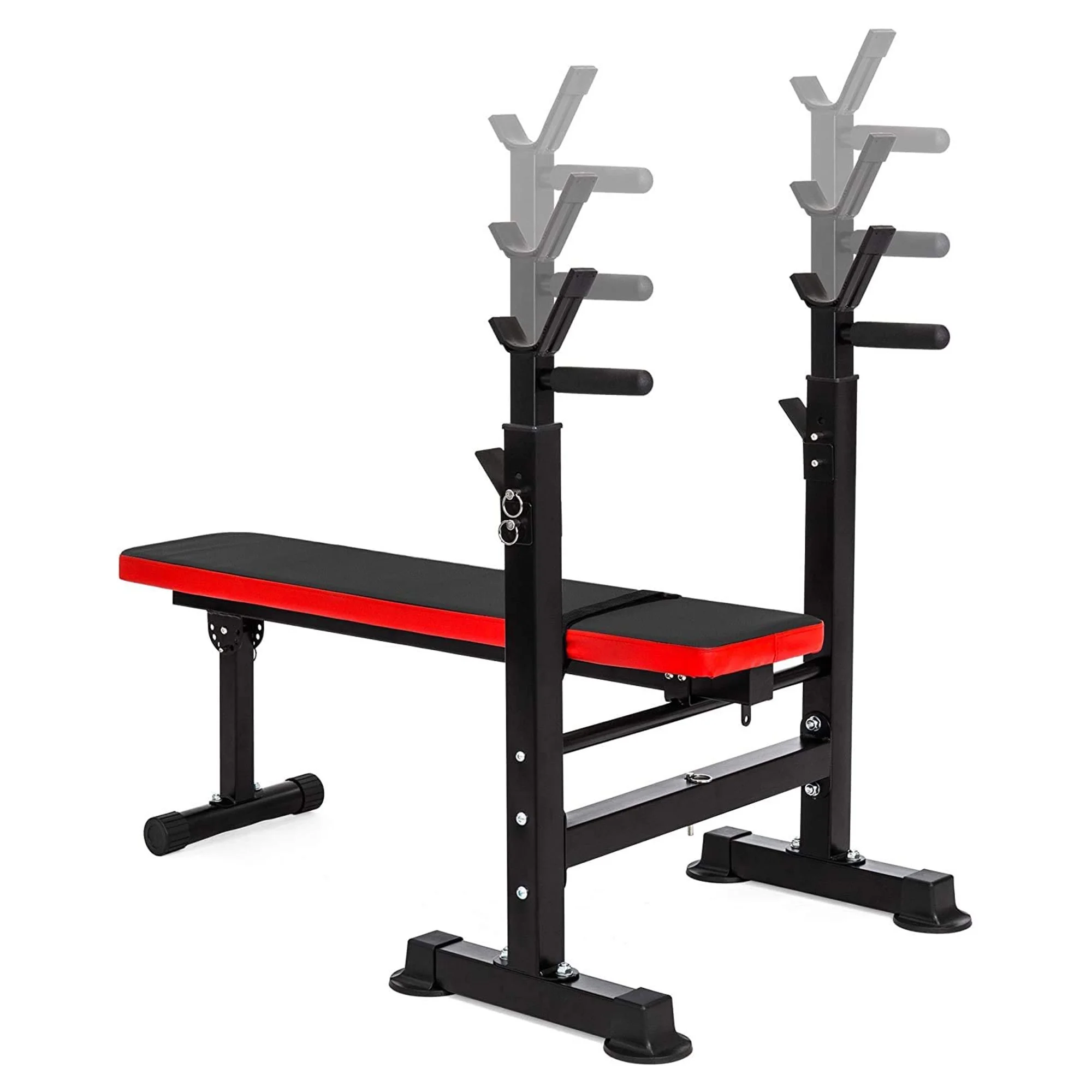 Fitvids LX400 Adjustable Olympic Workout Bench with Squat Rack - Womvr