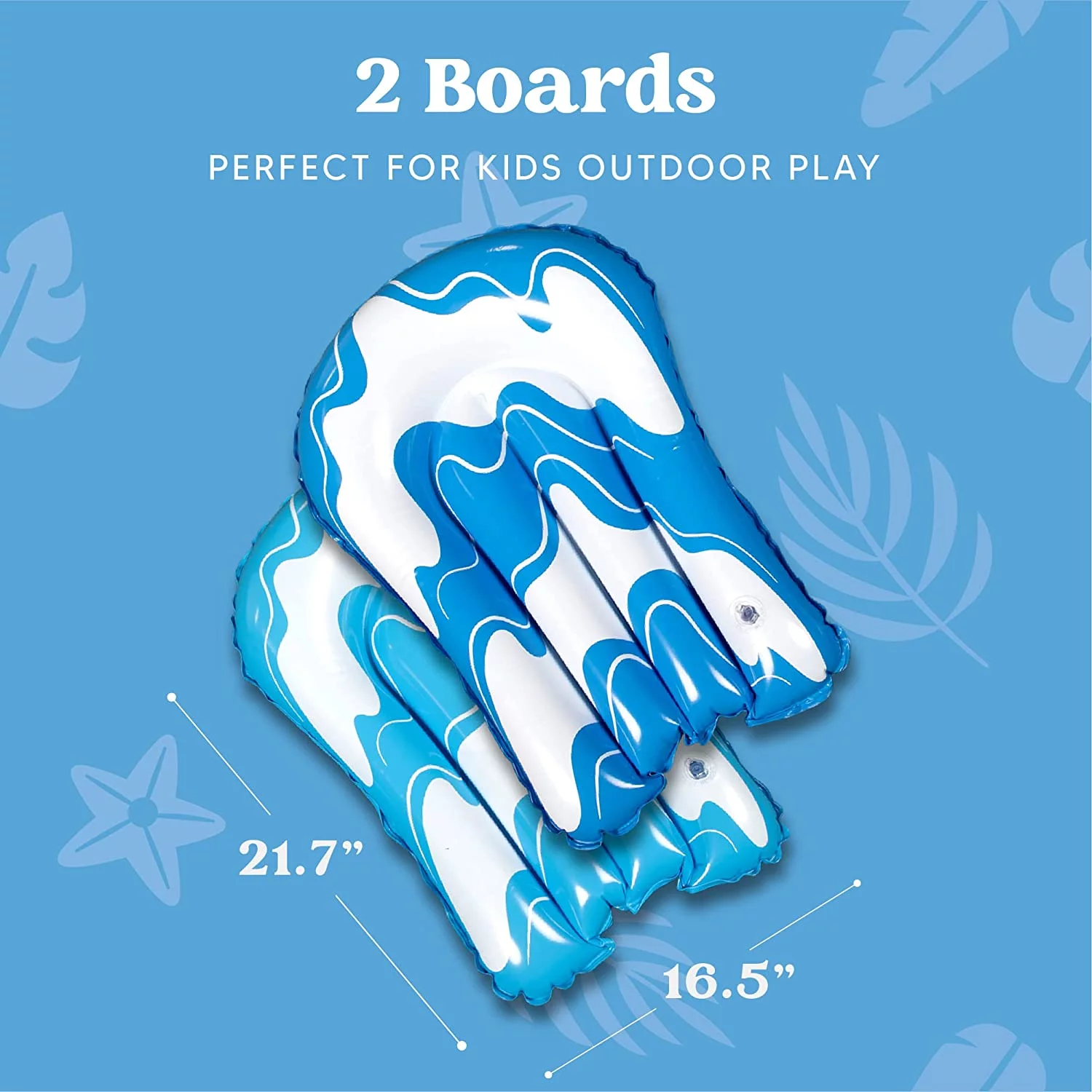 Lavinya 20ft Slip and Slide Blue Wave Water Slides with 2 Boogie Boards & 2 Sliding Racing Lanes Backyard Waterslide with Sprinklers Fun Summer Toy 20ft x 62in - Womvr