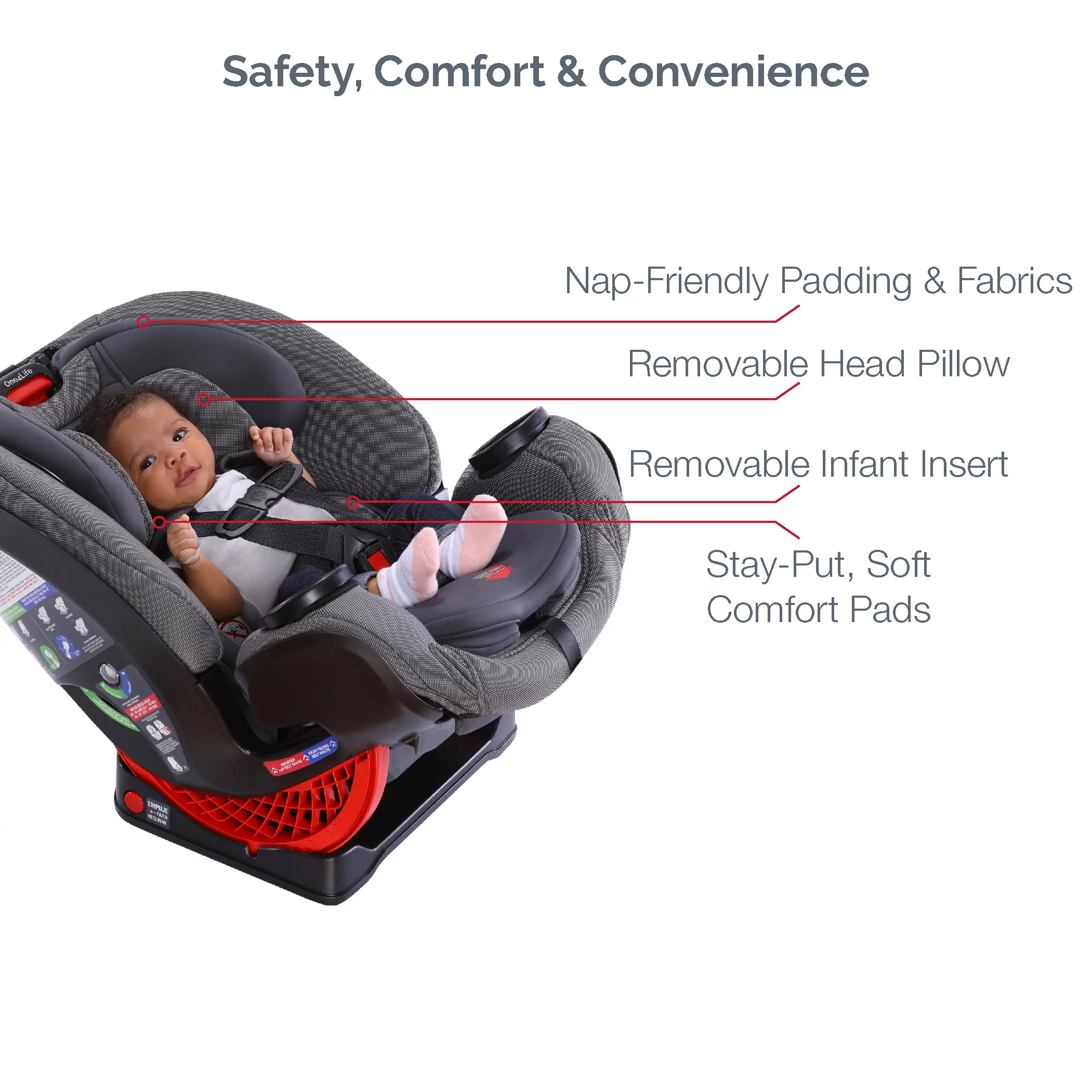 Britax One4Life ClickTight All-in-One Convertible Car Seat, Onyx - Womvr