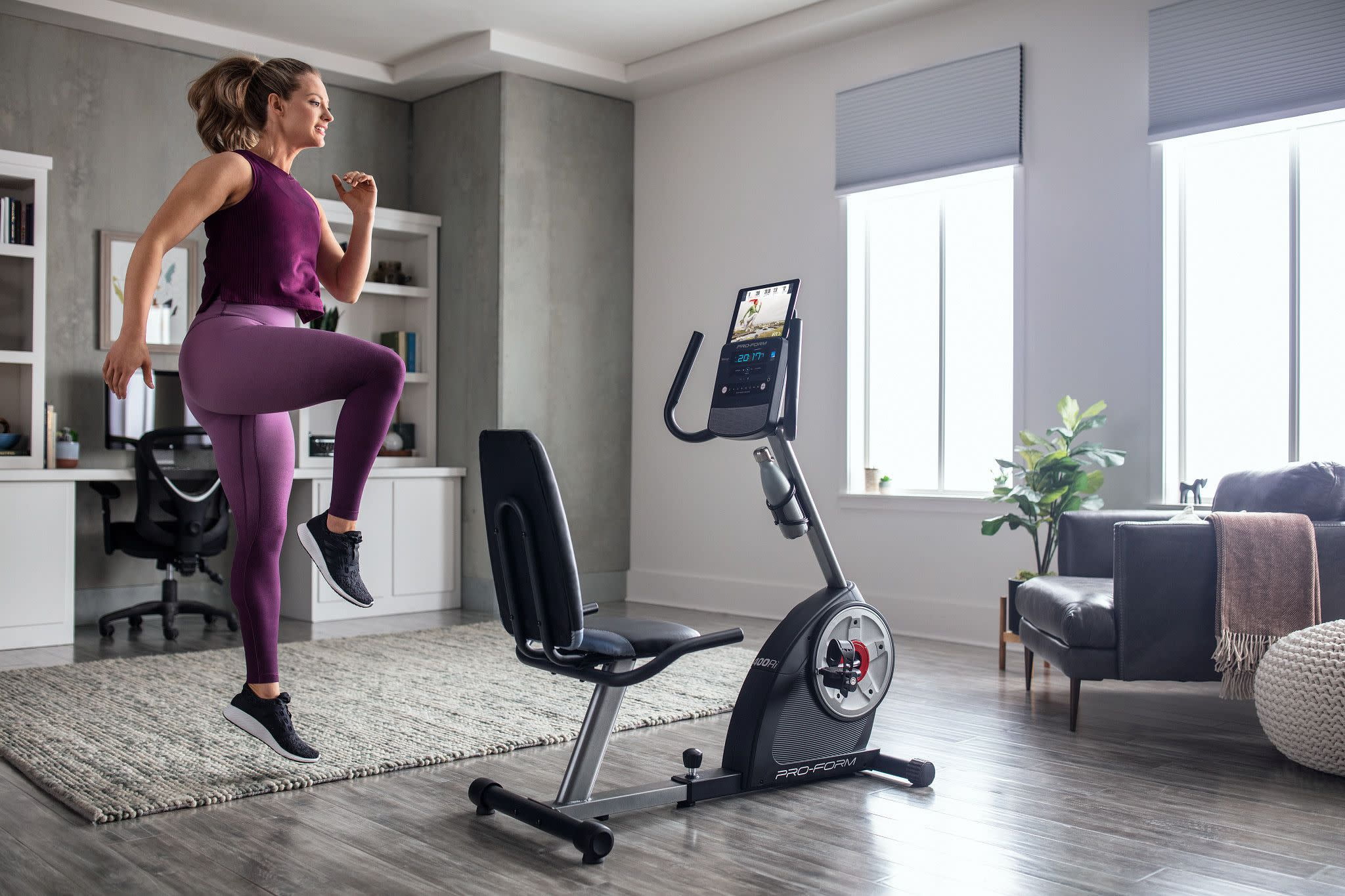 ProForm Cycle Trainer 400 Ri Stationary Exercise Bike, Compatible with iFIT Personal Training - Womvr