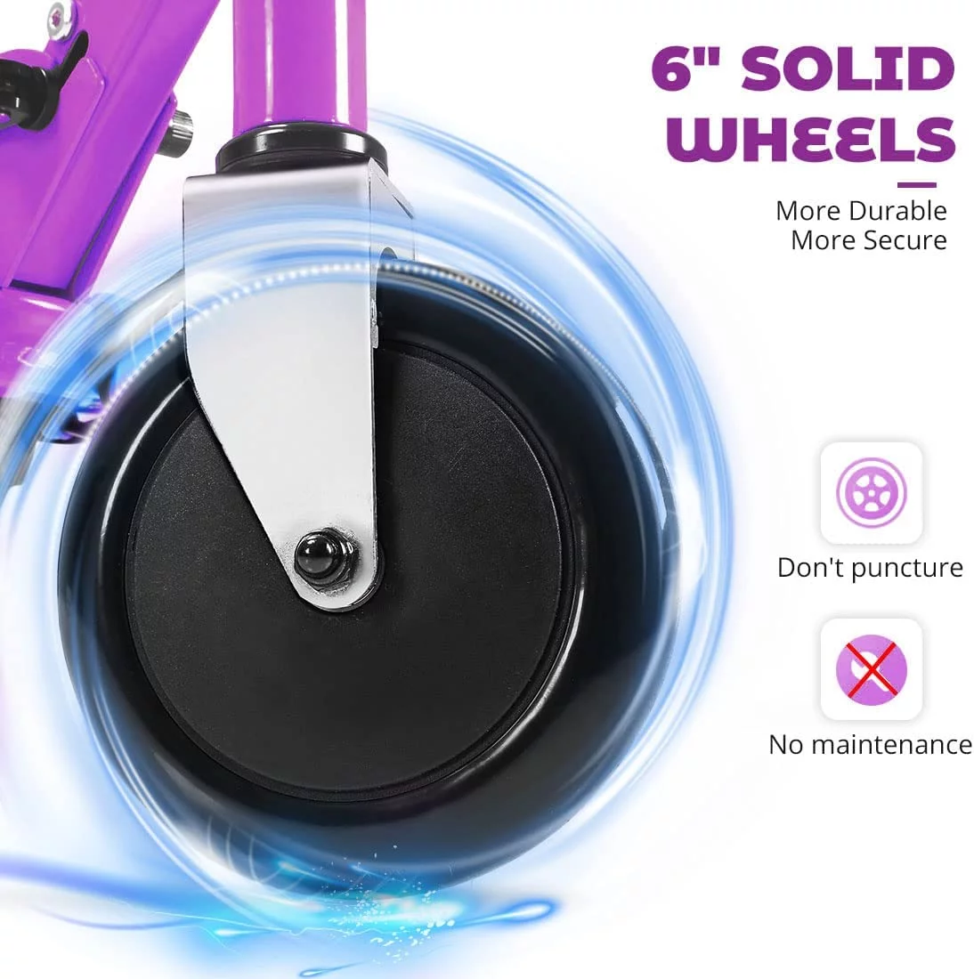 Maxtra Scooters E100 Folding Electric Scooter with Adjustable Handlebar for Kids Ages 6-12, up to 10 MPH, 155 Lbs. Max Load - Womvr