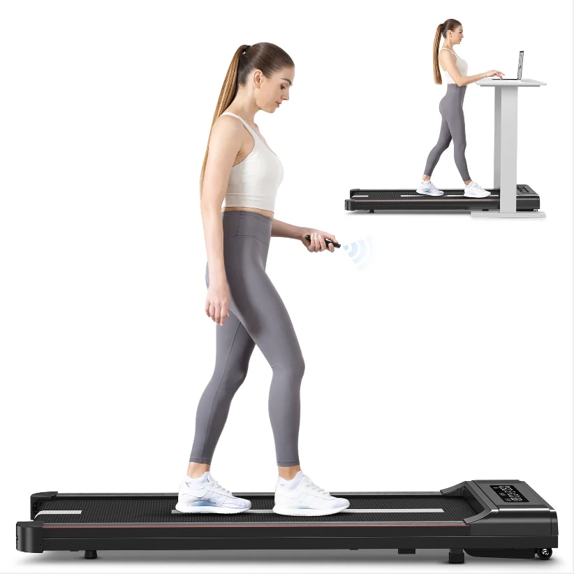 Home Fitness Code Foldable Treadmill with Bluetooth Speaker, 3HP Under Desk Treadmills for Home - Womvr