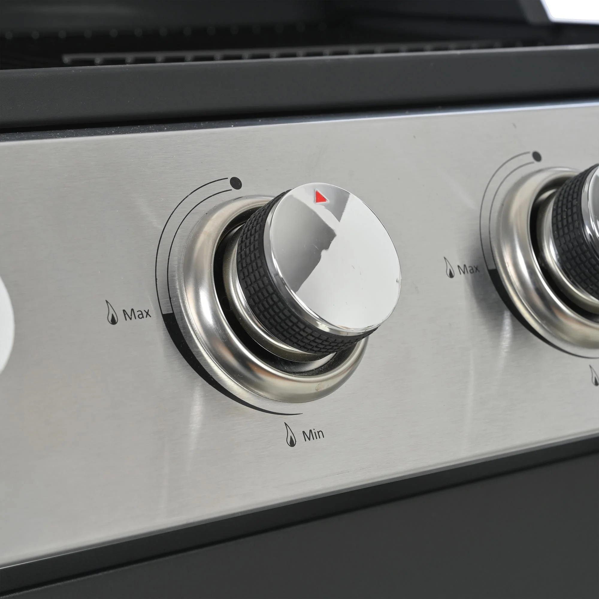 4 Burner Propane Gas Grill, Stainless Steel Barbecue Grill with Side Burner and Thermometer, 46,700BTU Outdoor BBQ Camping Grill - Womvr