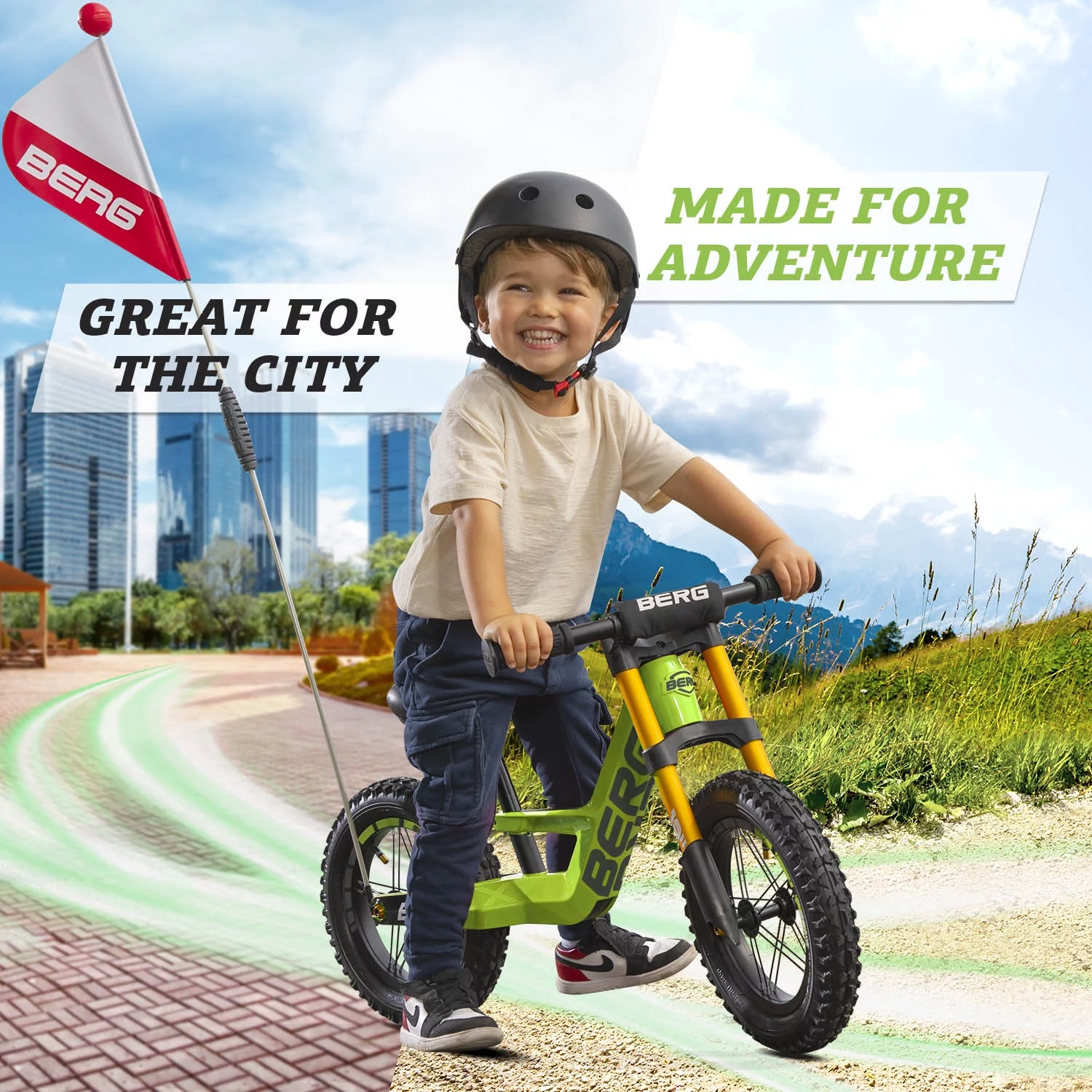 BERG Biky Cross Green - Womvr