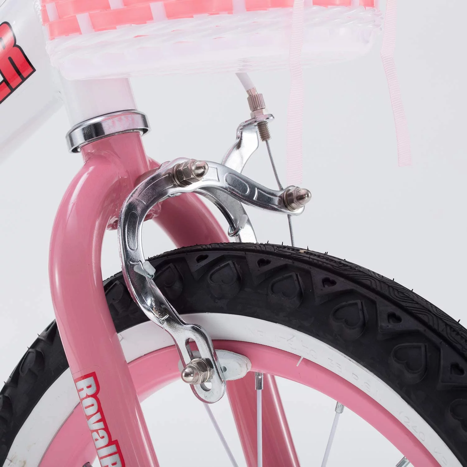 RoyalBaby Jenny Princess 18 inch Girl's Bicycle, White & Pink - Womvr