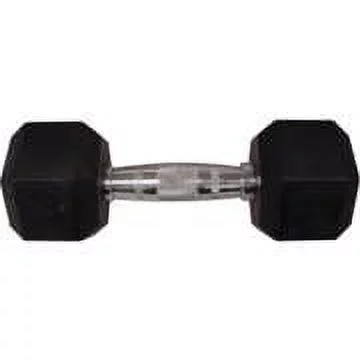 Weider Rubber Hex Dumbbell, 45 lbs - Sold Individually - Womvr
