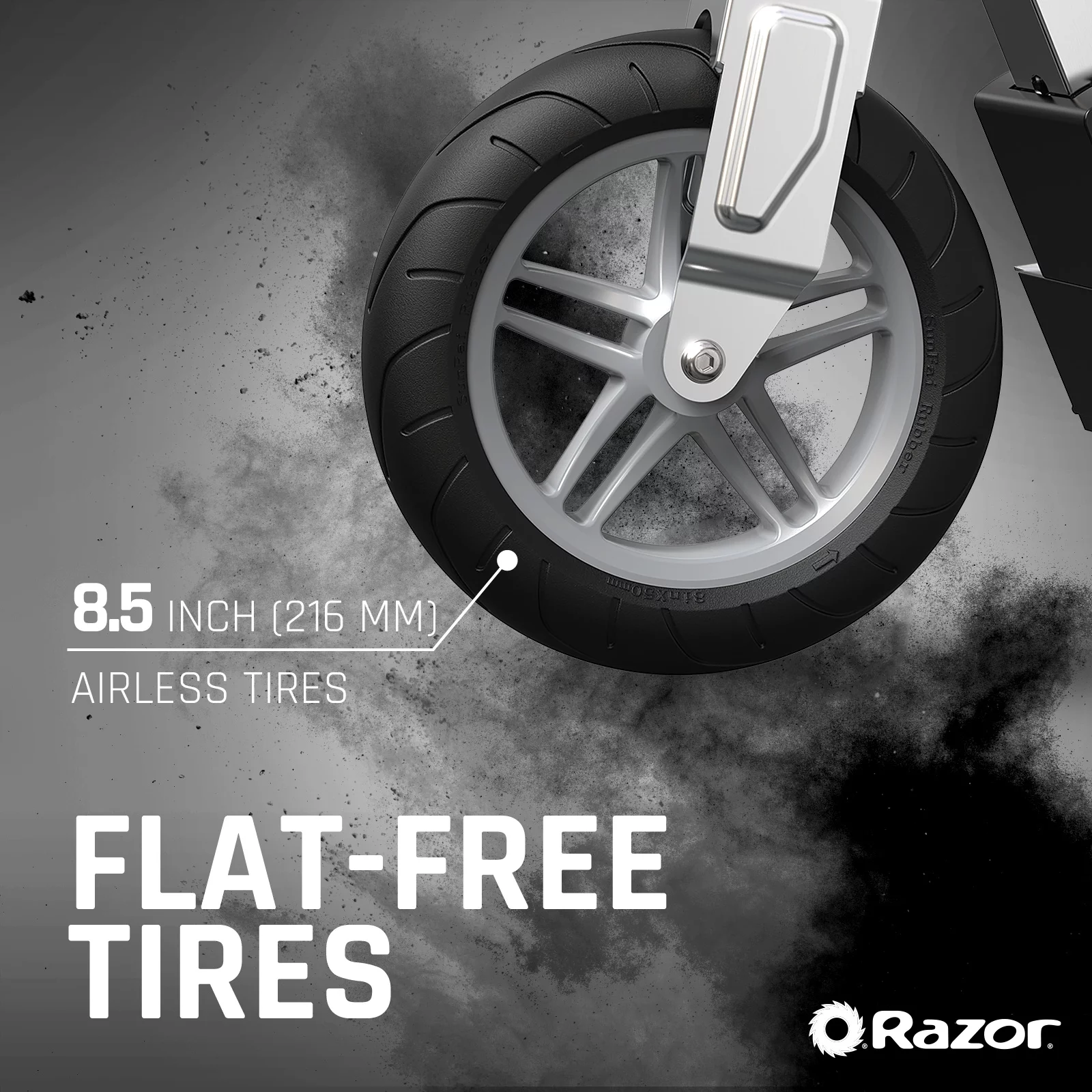 Razor Icon Electric Scooter – Black, up to 18 mph & 18 Miles Range, Foldable Adult Electric Scooter - Womvr