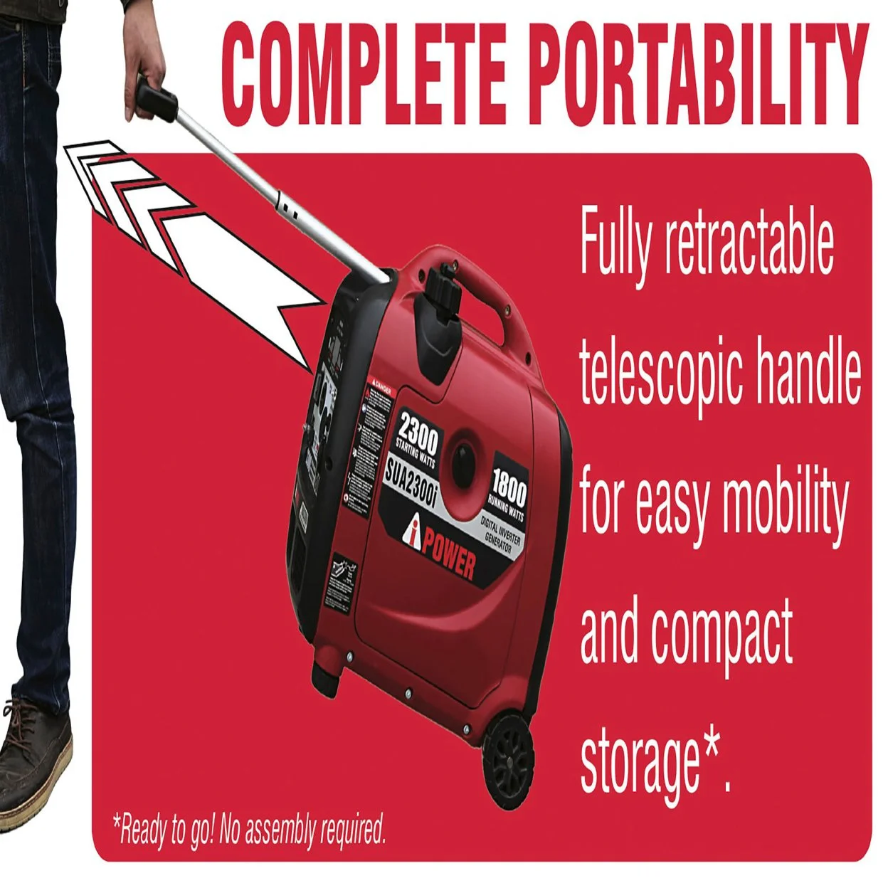 A-iPower SUA2300i 2300W Digital Inverter Generator - Womvr