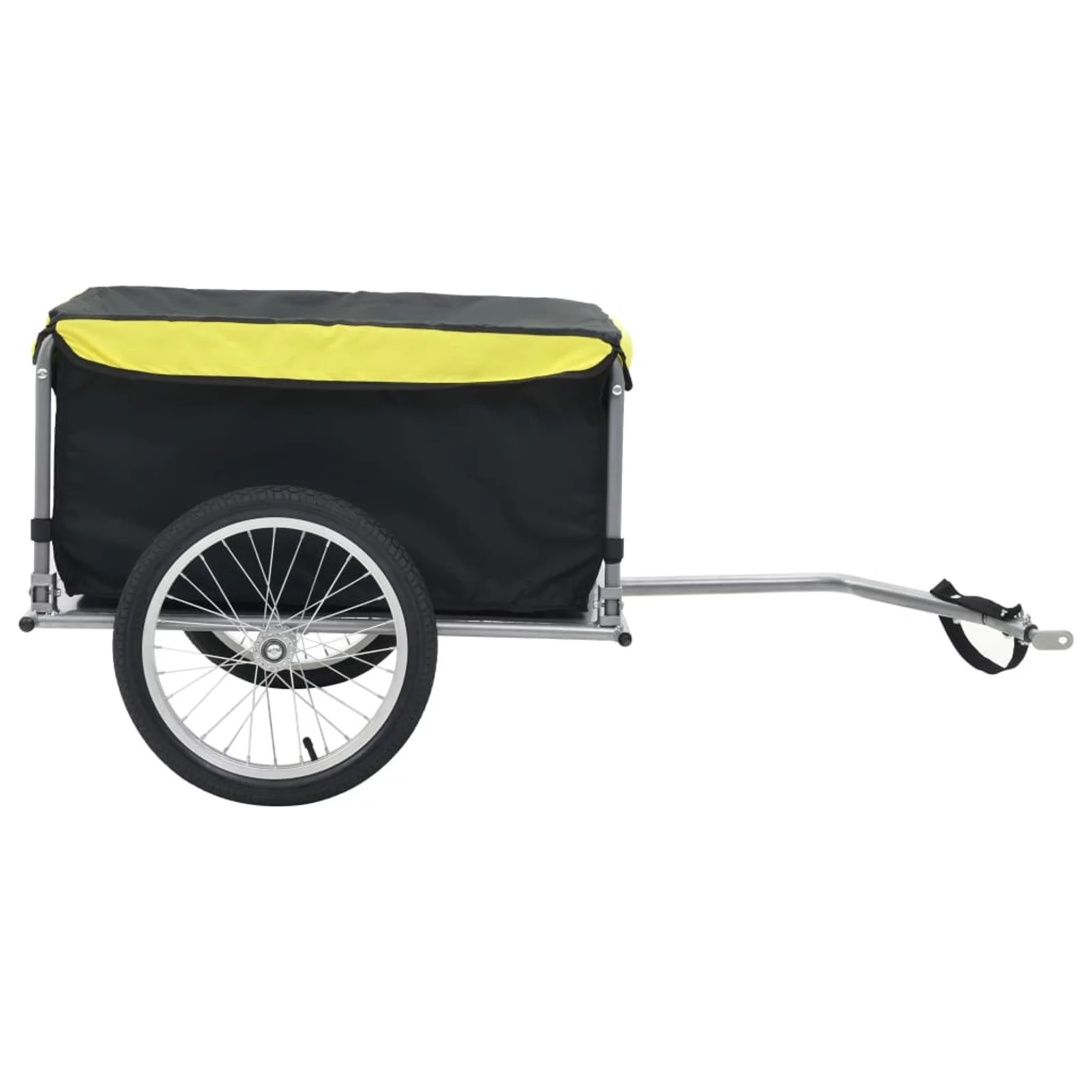 moobody Bike Cargo Trailer with Foldable Drawbar and Removable Cargo Compartment 2 Wheels Quick-Release Bike Wagon Trailer 53.5 x 28.3 x 22.8 Inches (L x W x H) - Womvr