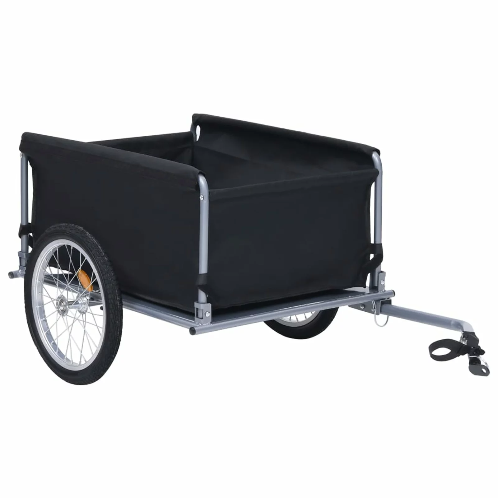 moobody Bike Cargo Trailer with Foldable Drawbar and Removable Cargo Compartment 2 Wheels Quick-Release Bike Wagon Trailer 53.5 x 28.3 x 22.8 Inches (L x W x H) - Womvr