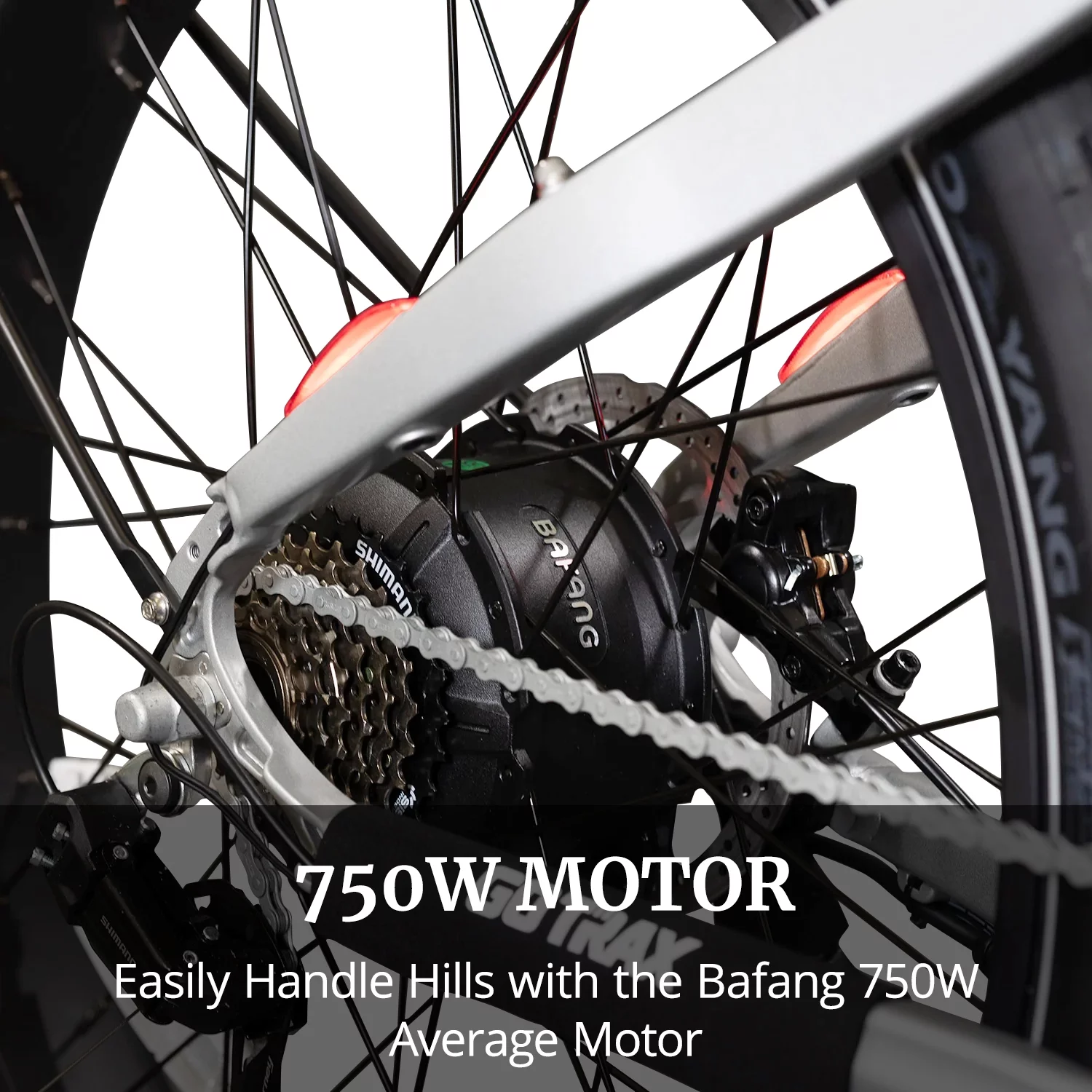 GOTRAX Tundra Electric Bike for Adults, 750W 48V 26