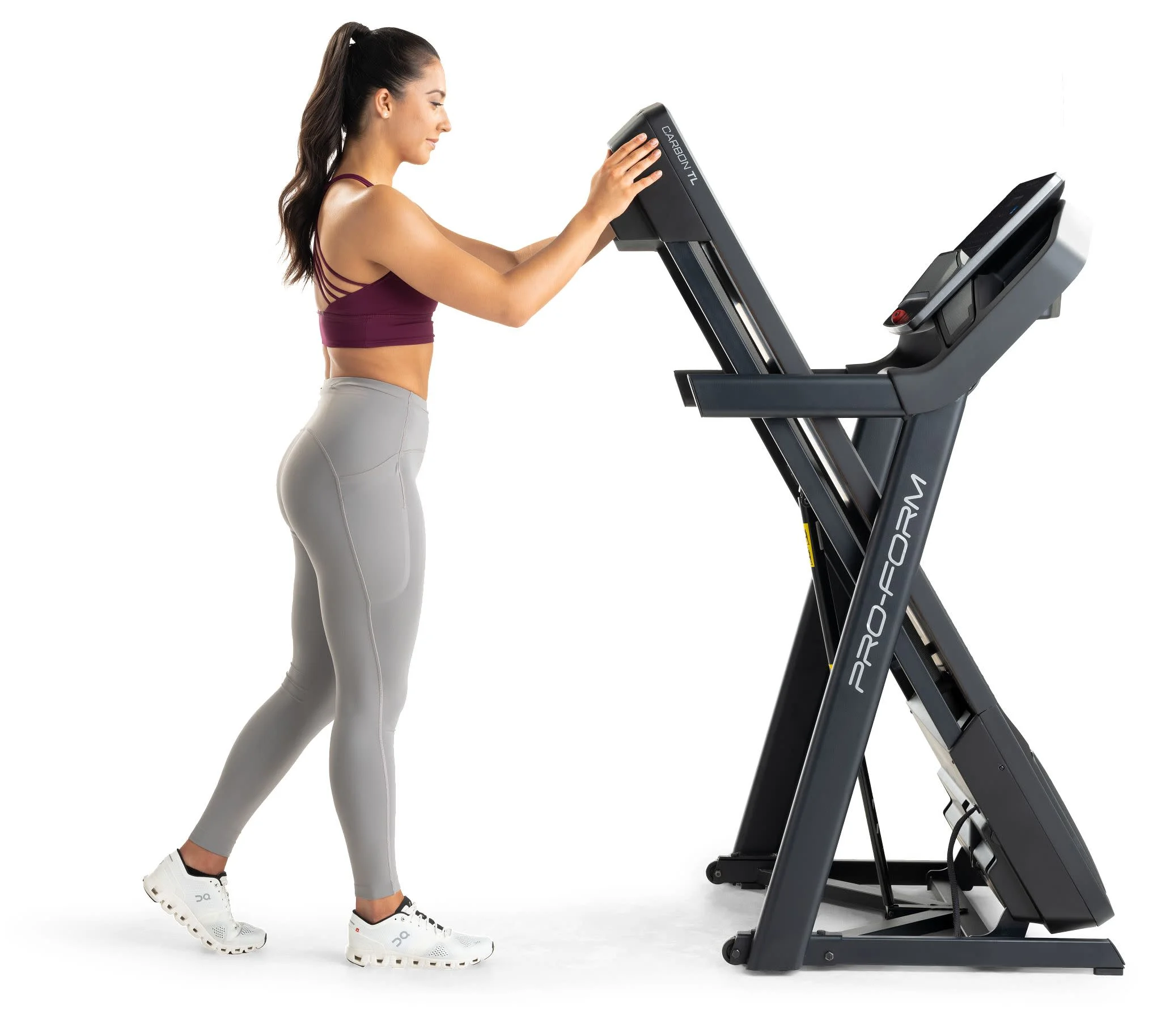 ProForm Carbon TL; Treadmill for Walking and Running with 5�� Display, Built-In Tablet Holder and SpaceSaver Design - Womvr
