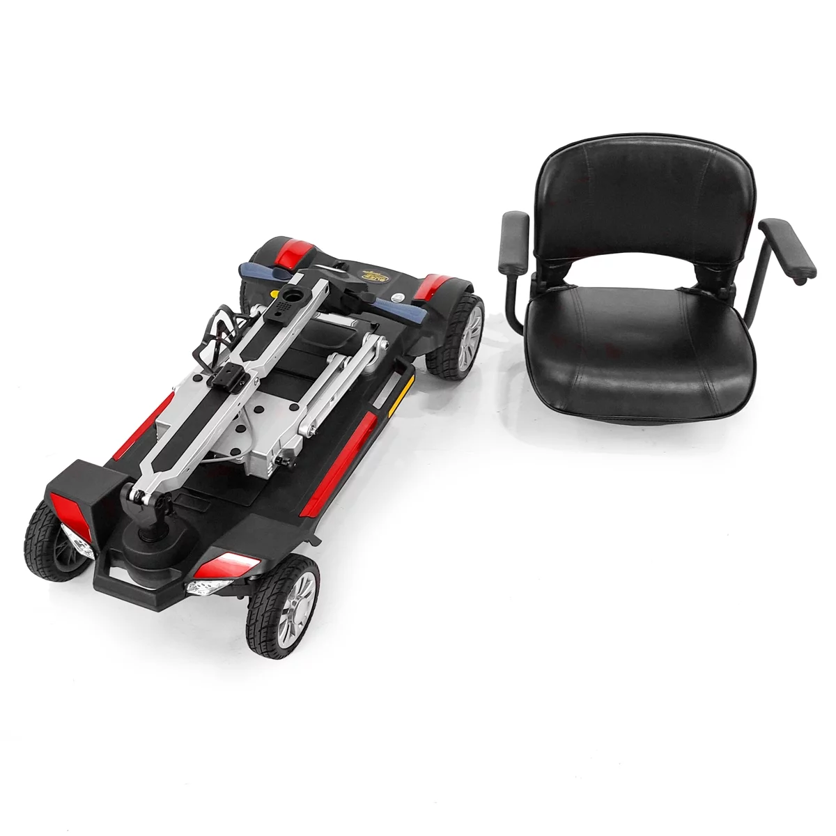 Golden Technologies Buzzaround Carry On FOLDING-FLAT Travel  Mobility Scooter Red - Womvr