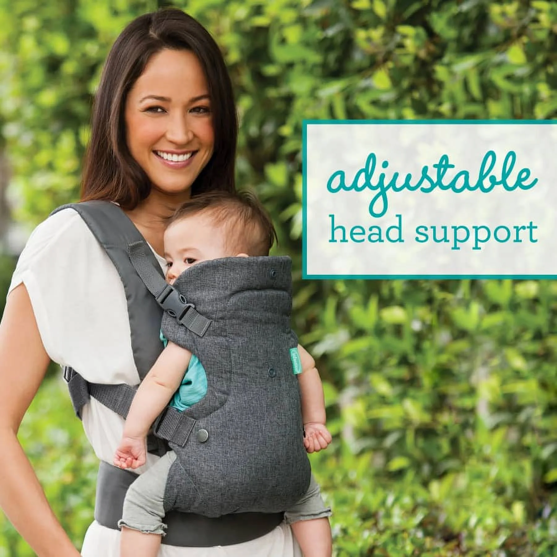 Infantino Nature & Nurture Convertible Baby Carrier, 4-Position, 8-32lbs, 0-9 Months, Sandy Tan - Womvr