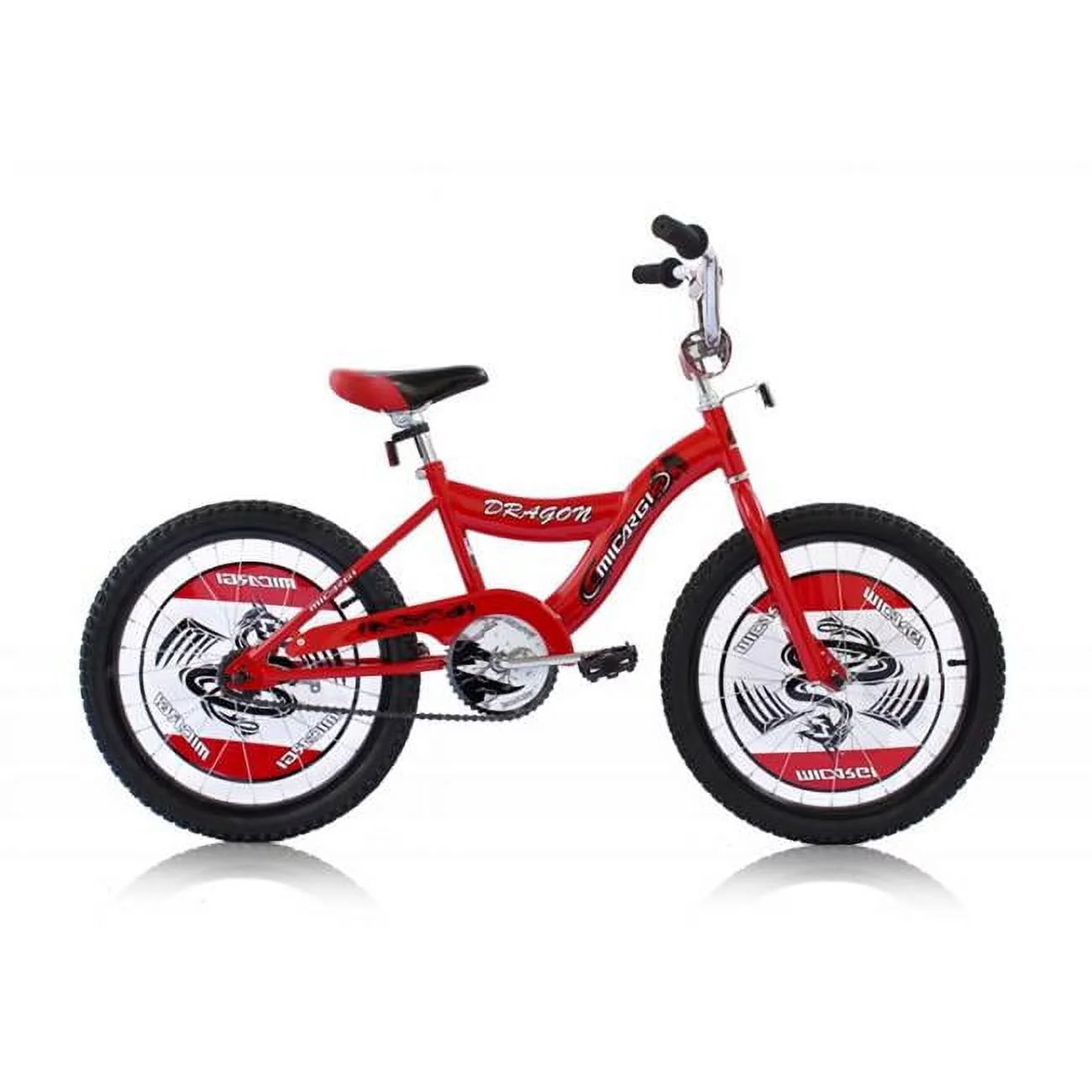 Micargi  20 in. Boys BMX Bicycle, Red - 20 x 7 x 45 in. - Womvr