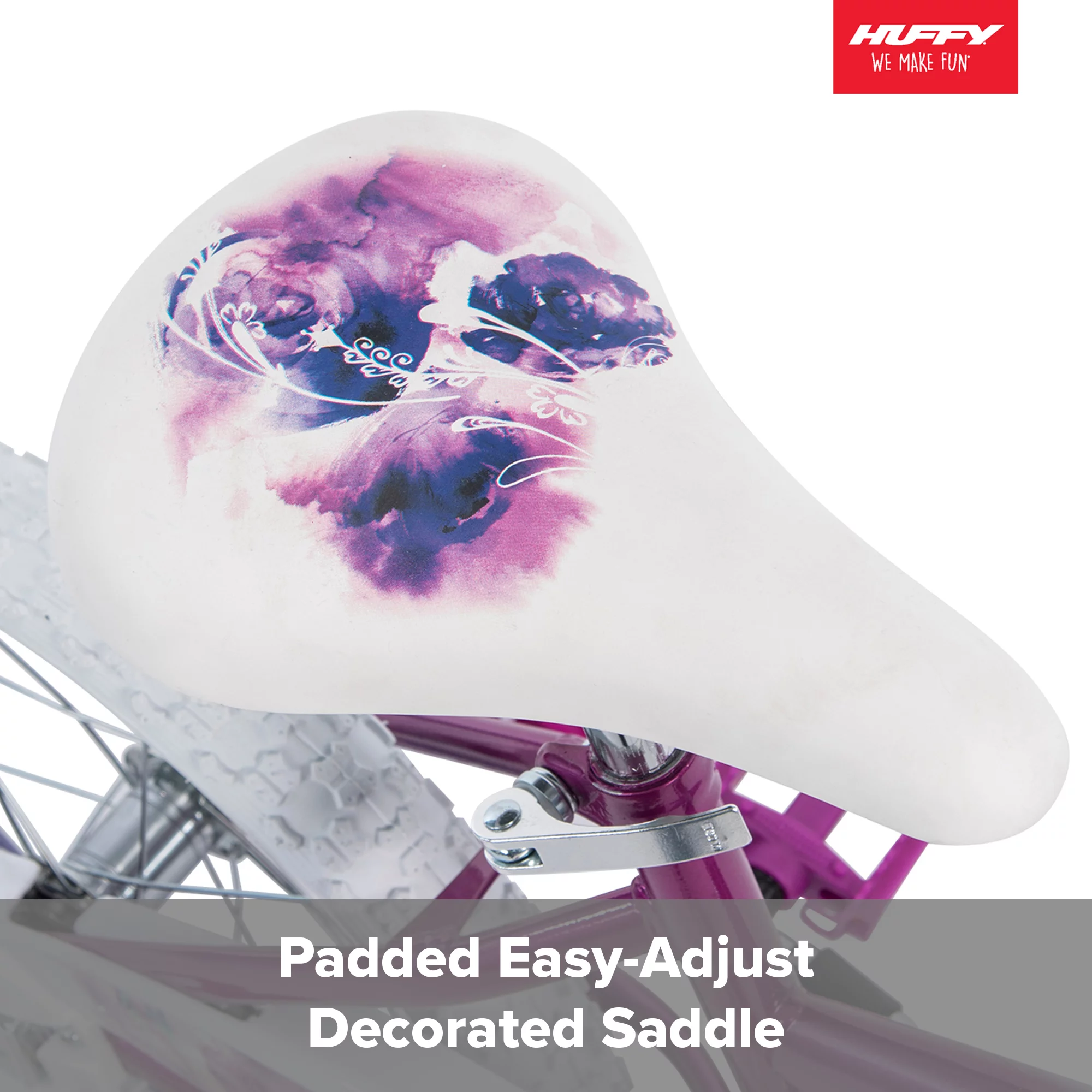 Huffy 16 in. Sea Star Kids Bike for Girls Ages 4 and up, Child, Metallic Purple - Womvr