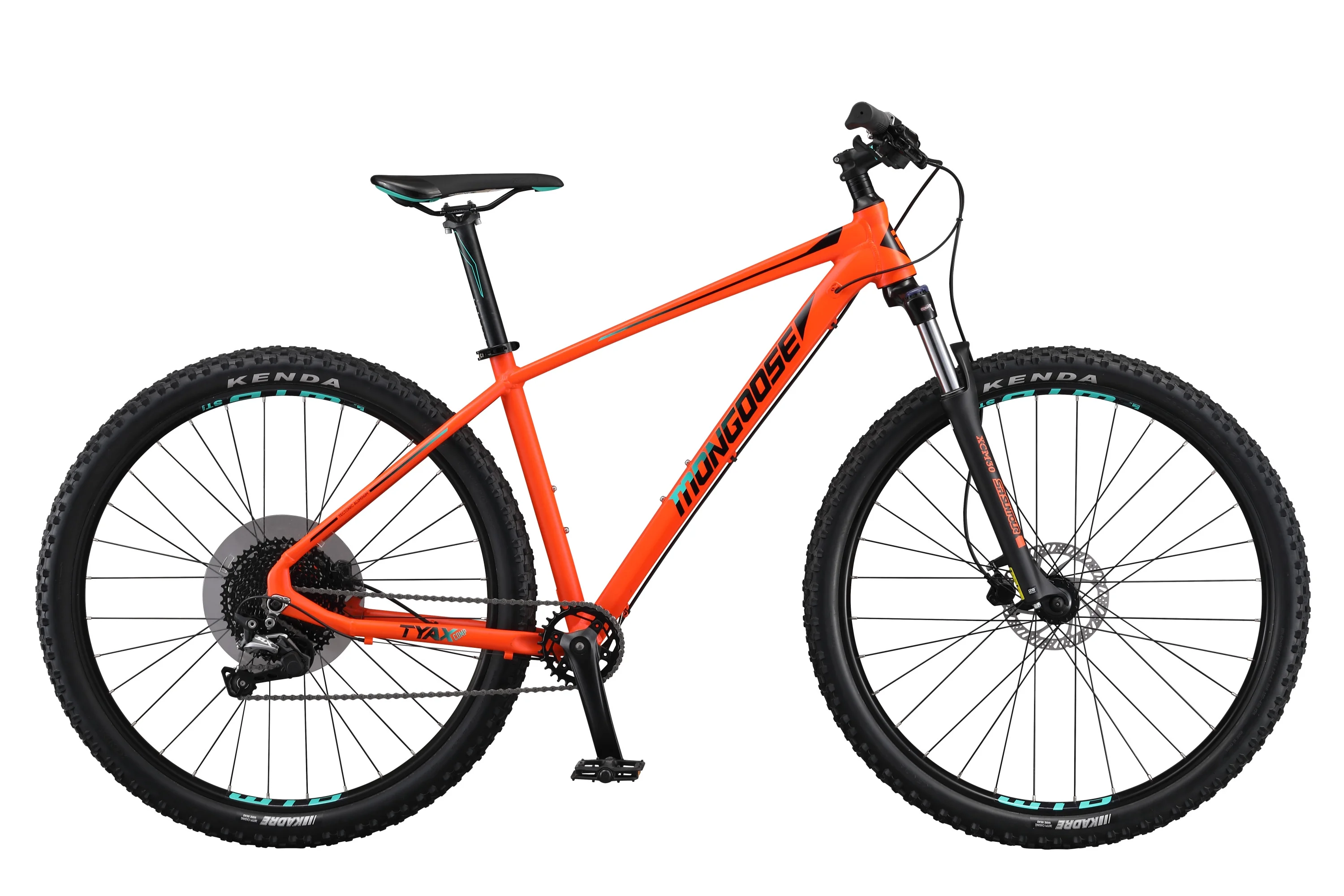 Mongoose Tyax 29 Comp Adult Unisex 29-in. Mountain Bike, Orange - Womvr