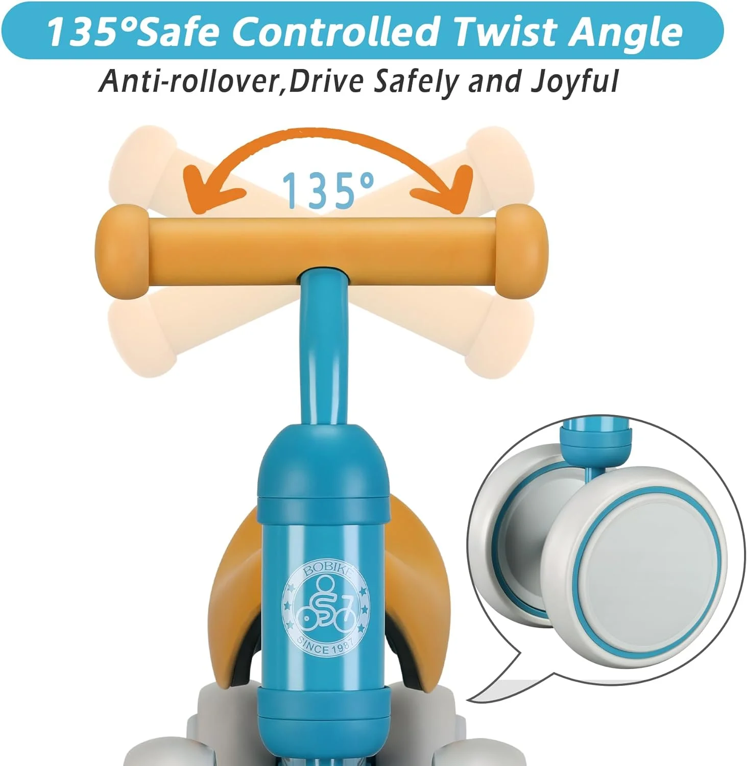 Bobike Baby Balance Bike Toys for 1 Year Old 10-24 Months Toddler Walker Bicycle Pink - Womvr