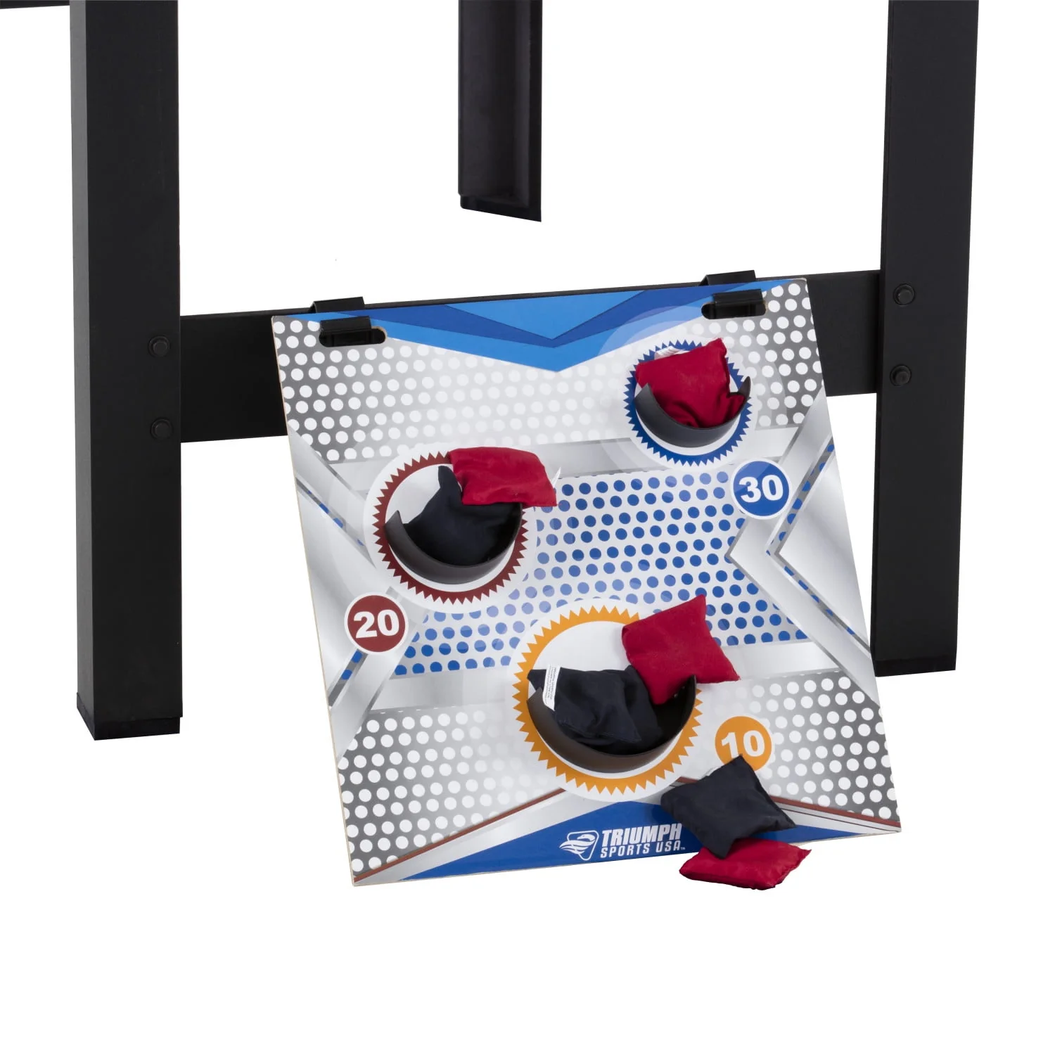 Triumph 13-in-1 Combo Game Table Includes Basketball, Table Tennis, Billiards, Push Hockey, Launch Football, Baseball, Tic-Tac-Toe, and Skee Bean Bag Toss - Womvr