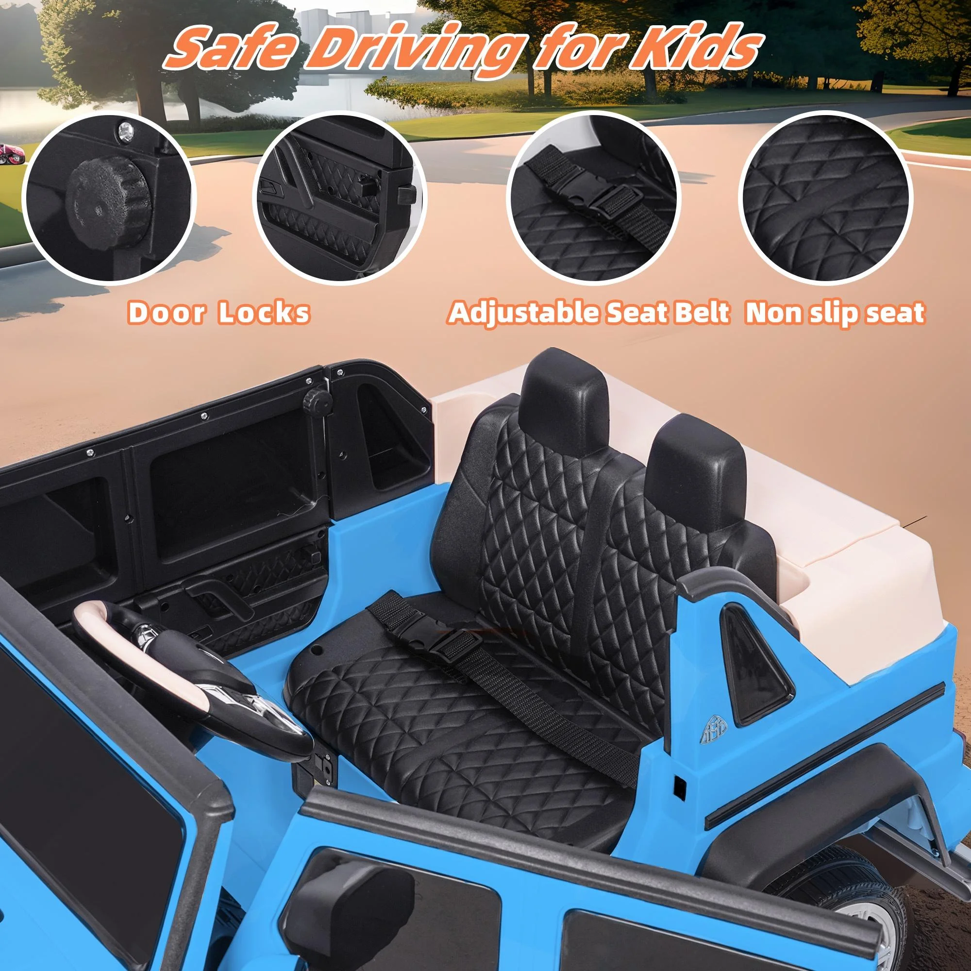 24V Ride on Car with Remote Control for Kids Mercedes Benz Ride on Car Toy for Boys and Girls 3-6 Years Old, Electric Vehicle, Bluetooth, LED Light, White - Womvr