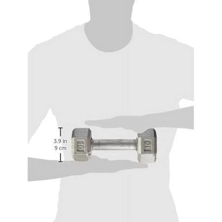 Champion Barbell?l Solid cast-iron Hex Dumbbell 3 -100lbs (SOLD INDIVIDUALLY) - Womvr
