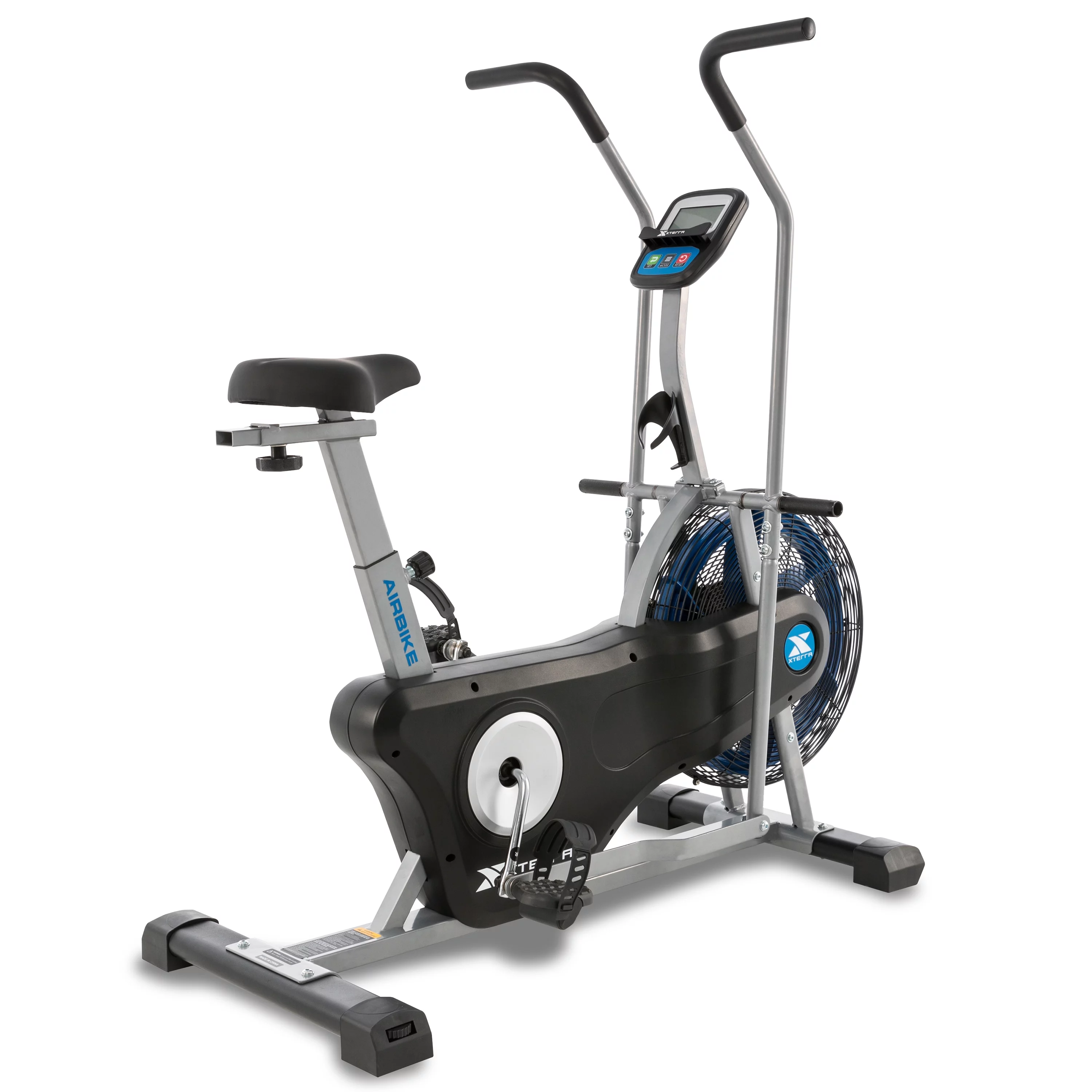 XTERRA Fitness AIR350 Low Impact Full Body Workout Exercise Bike with Wind Resistance and LCD Display - Womvr