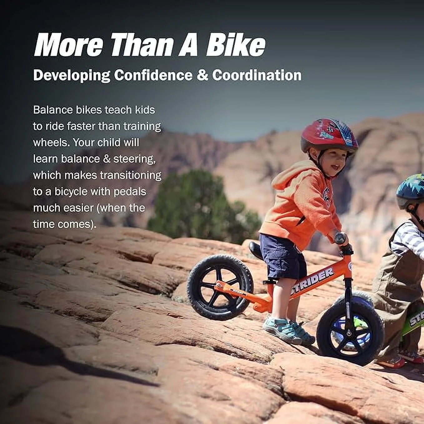 Strider - 12 Sport Balance Bike, Ages 18 Months to 5 Years - Blue - Womvr