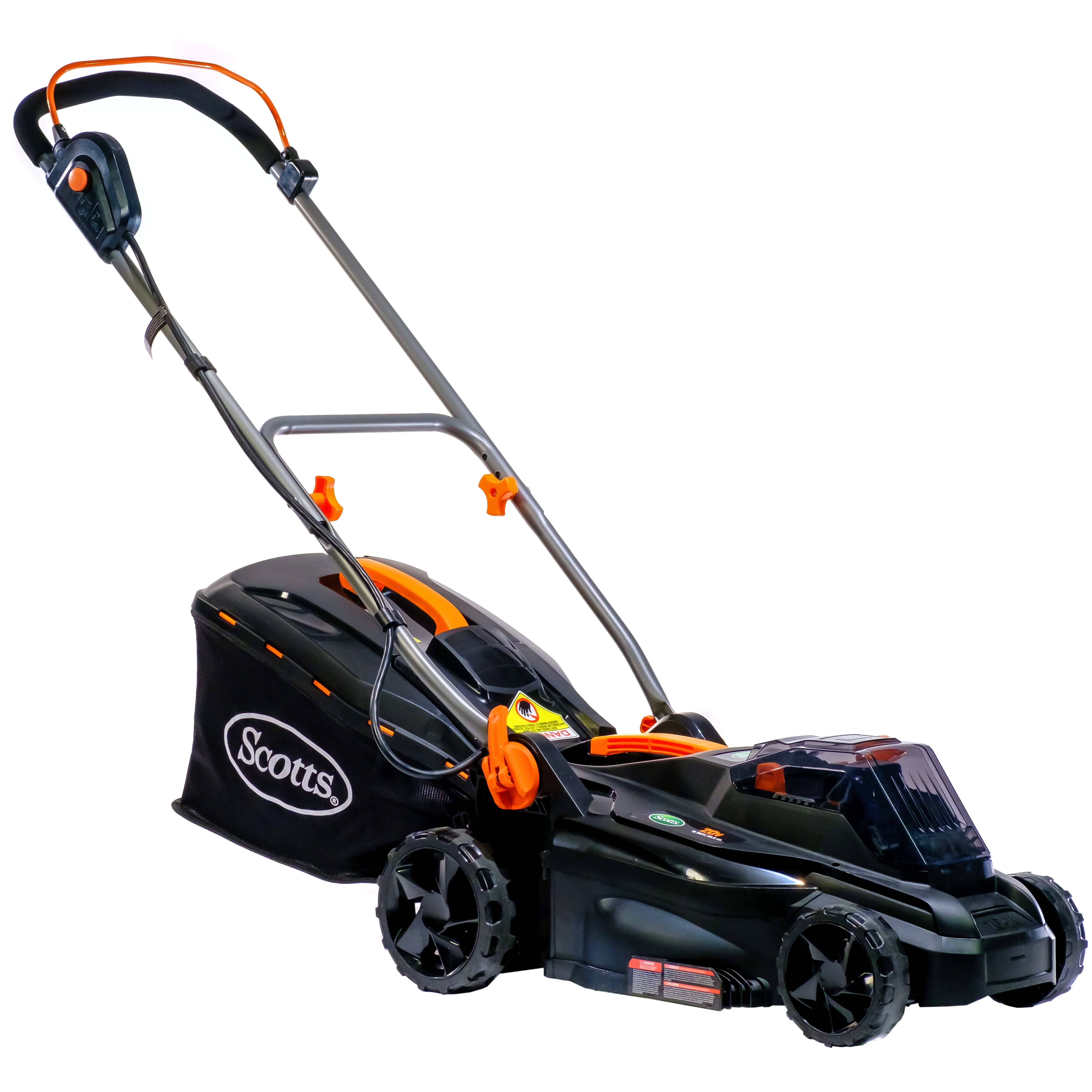 Scotts 62016S 20-Volt 16-Inch Cordless Electric Mower, 4.0Ah Battery & Fast Charger Included - Womvr