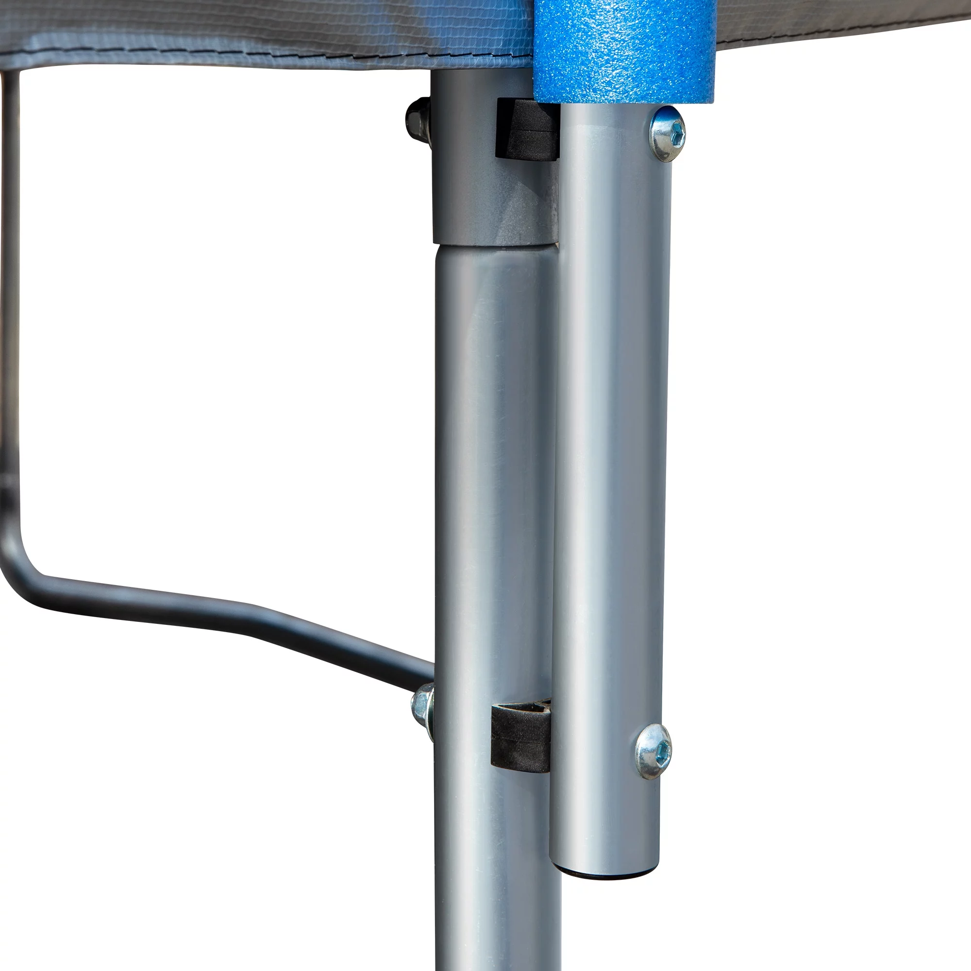 SEGMART 14FT Blue Trampoline for Kids with Basketball Hoop and Enclosure Net/Ladder, Blue - Womvr