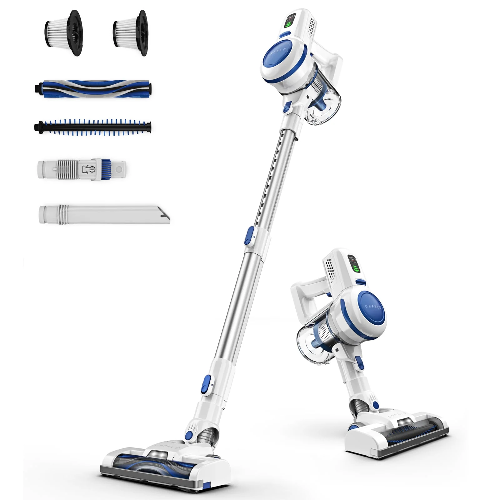 ORFELD Cordless Vacuum Cleaner Lightweight Stick Vacuum Cleaners New - Womvr